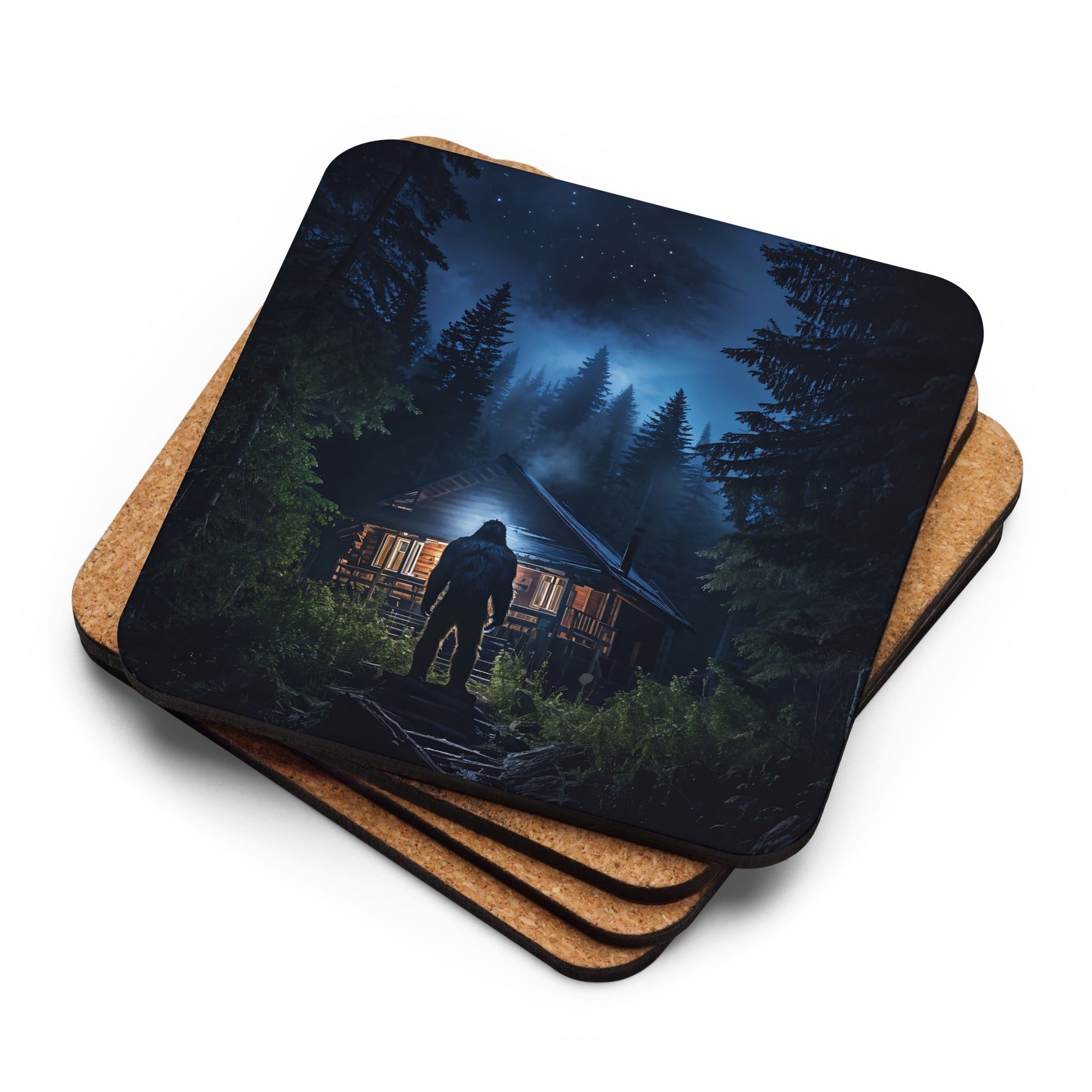 Bigfoot Visit Cork - back Coaster - Coasters - Discovery Co.