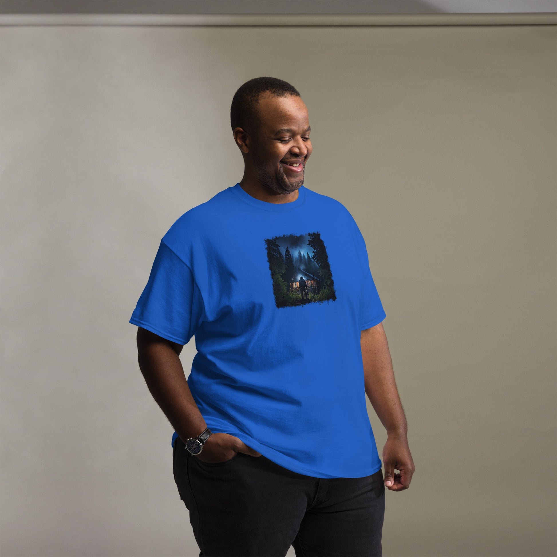Bigfoot Visit Men's (Unisex) Classic Tee - Men's Shirts - Discovery Co.