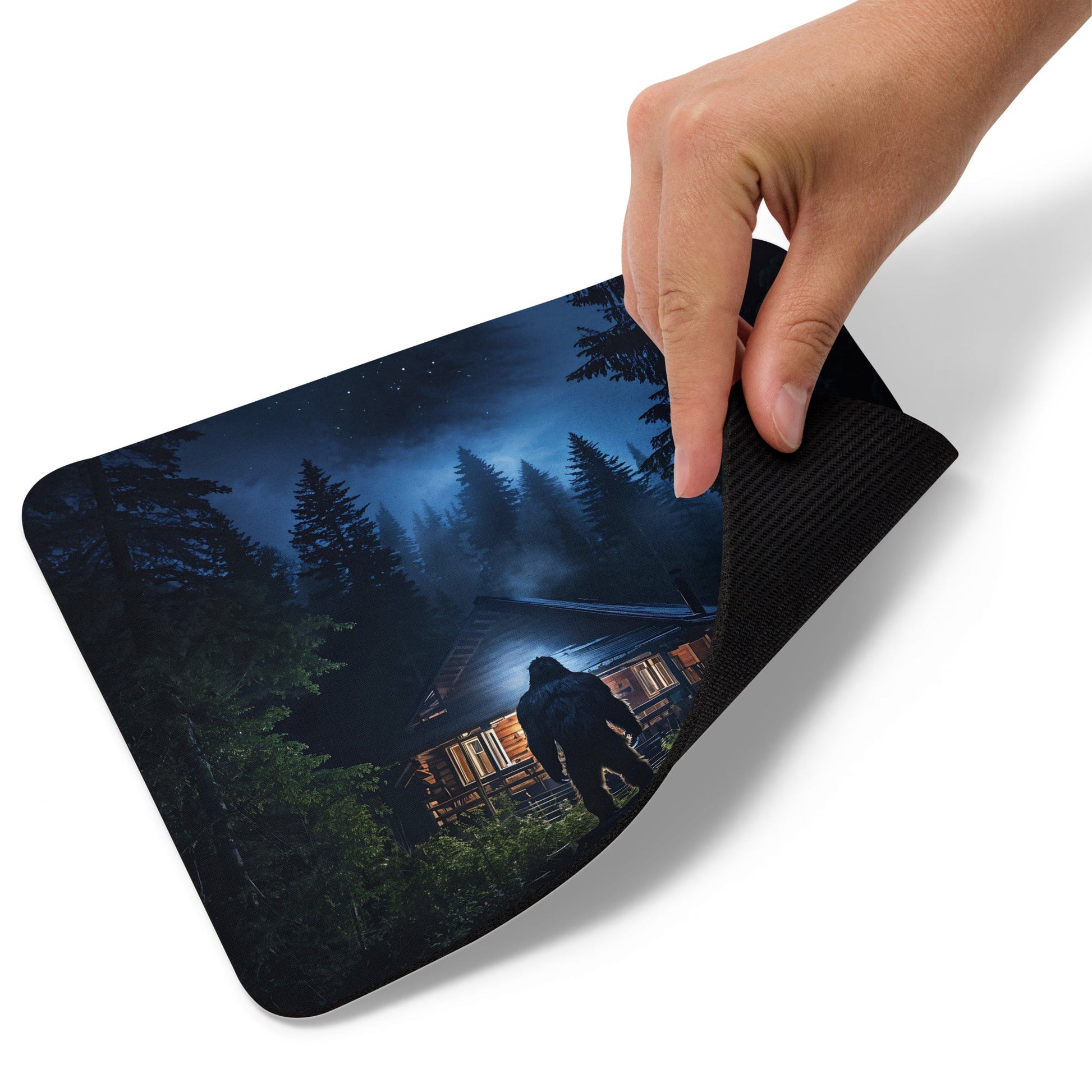 Bigfoot Visit Mouse Pad - Mouse Pads - Discovery Co.