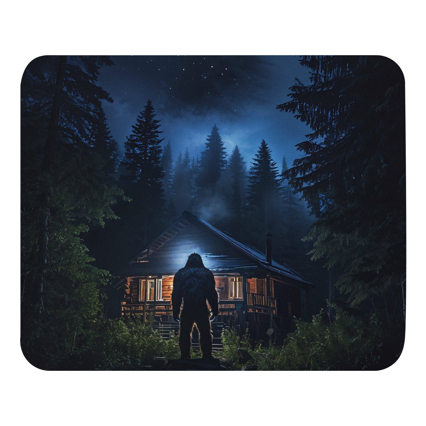 Bigfoot Visit Mouse Pad - Mouse Pads - Discovery Co.