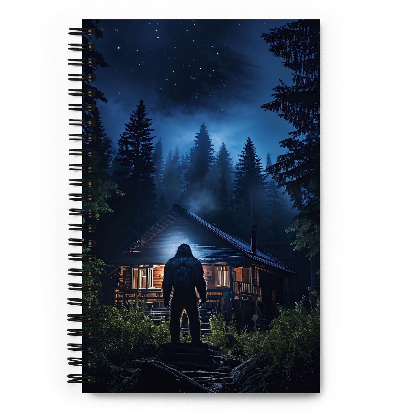 Bigfoot Visit Spiral Notebook - Spiral Notebooks - Discovery Co.