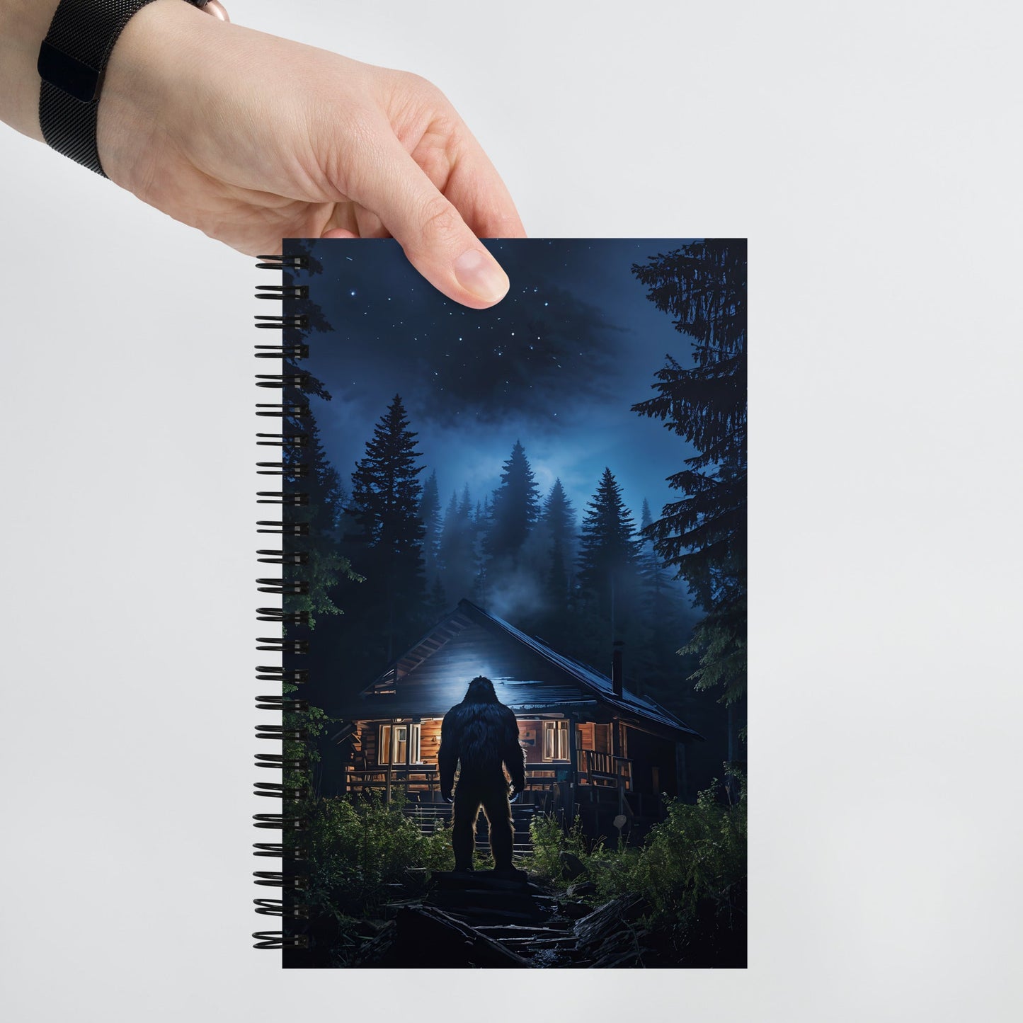 Bigfoot Visit Spiral Notebook - Spiral Notebooks - Discovery Co.