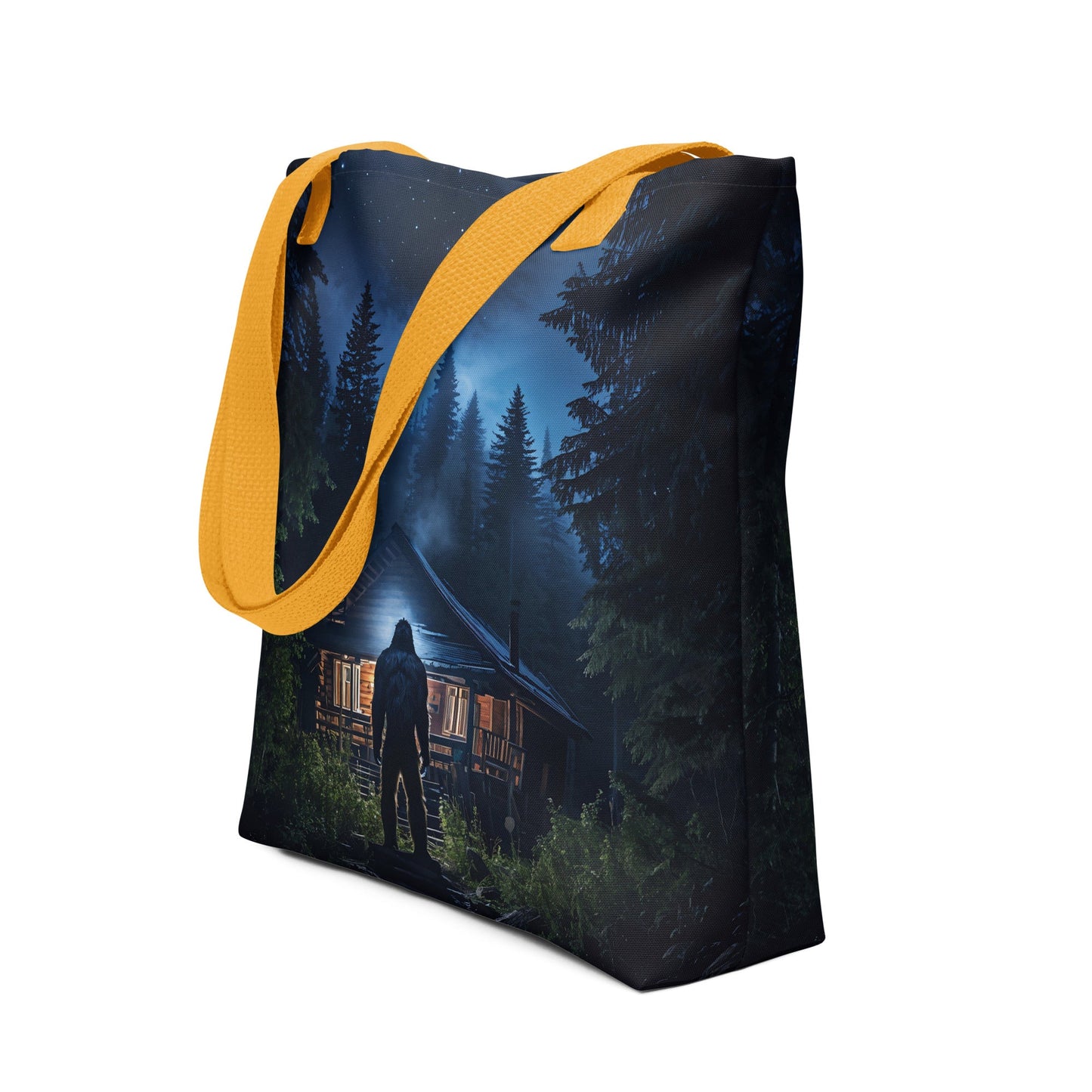 Bigfoot Visit Tote Bag - Tote Bags - Discovery Co.