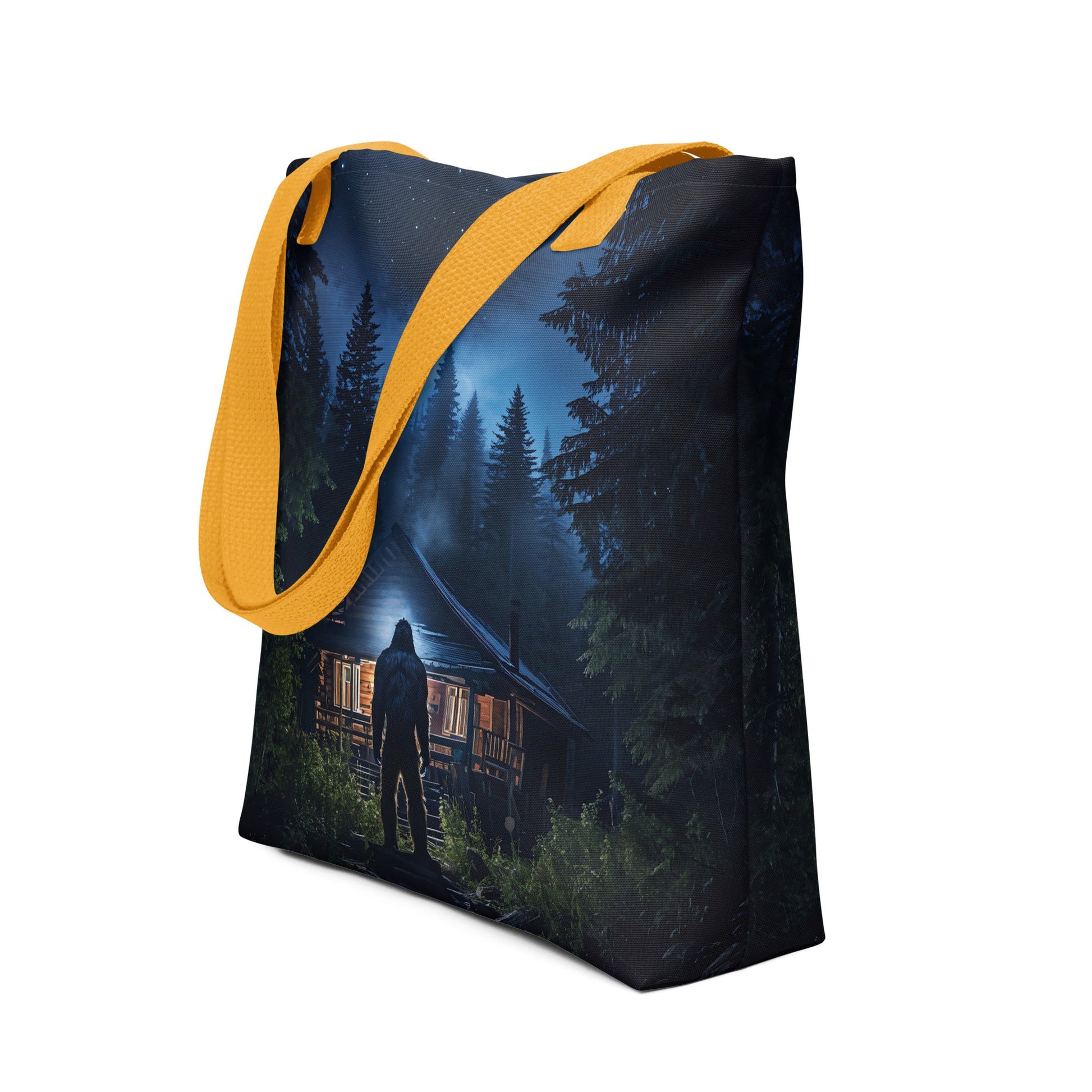 Bigfoot Visit Tote Bag - Tote Bags - Discovery Co.