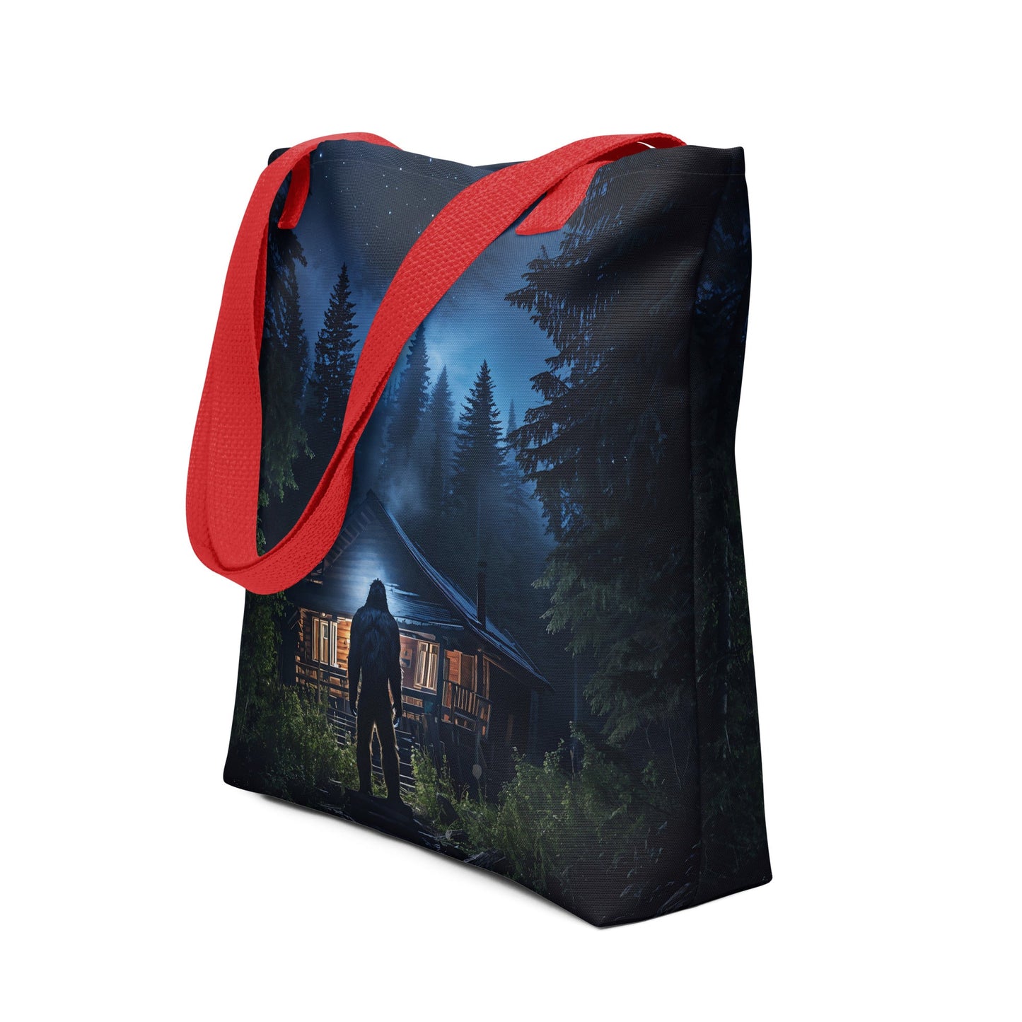 Bigfoot Visit Tote Bag - Tote Bags - Discovery Co.