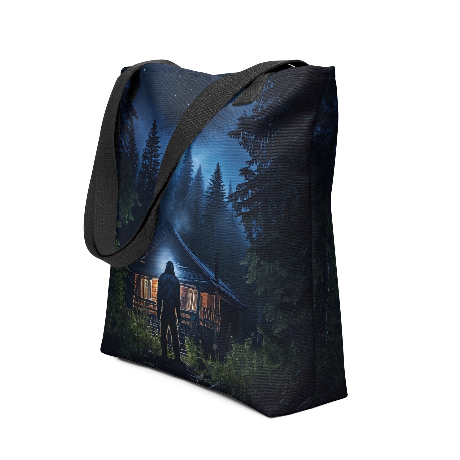 Bigfoot Visit Tote Bag - Tote Bags - Discovery Co.