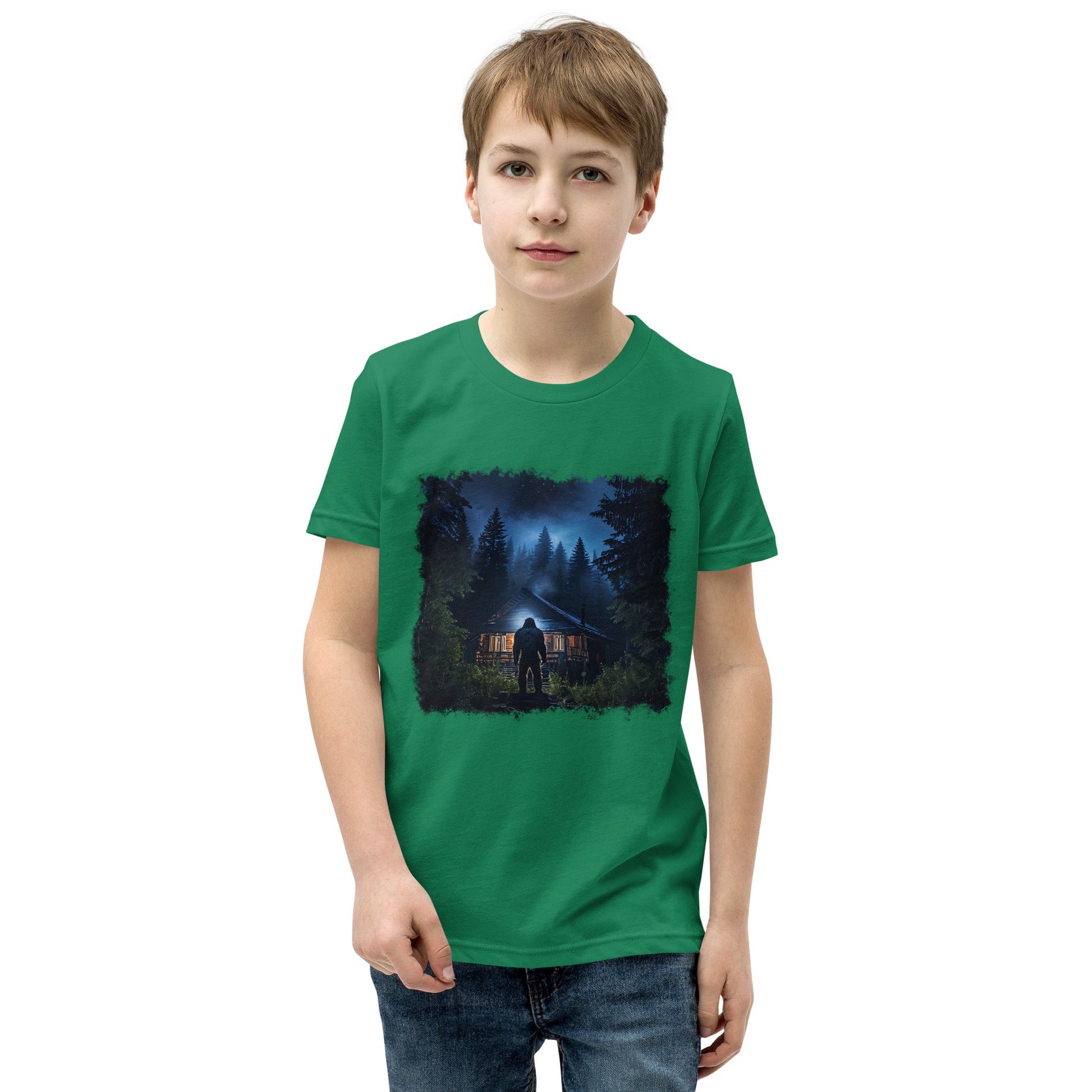 Bigfoot Visit Youth Short Sleeve T-Shirt - Discovery Co.