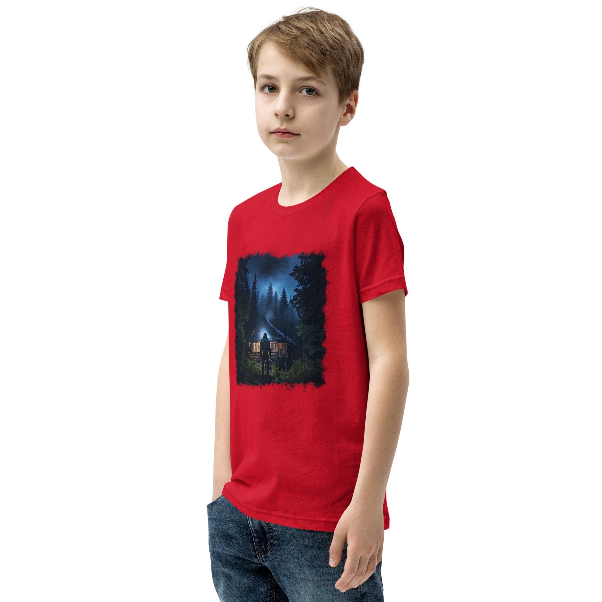 Bigfoot Visit Youth Short Sleeve T-Shirt - Discovery Co.