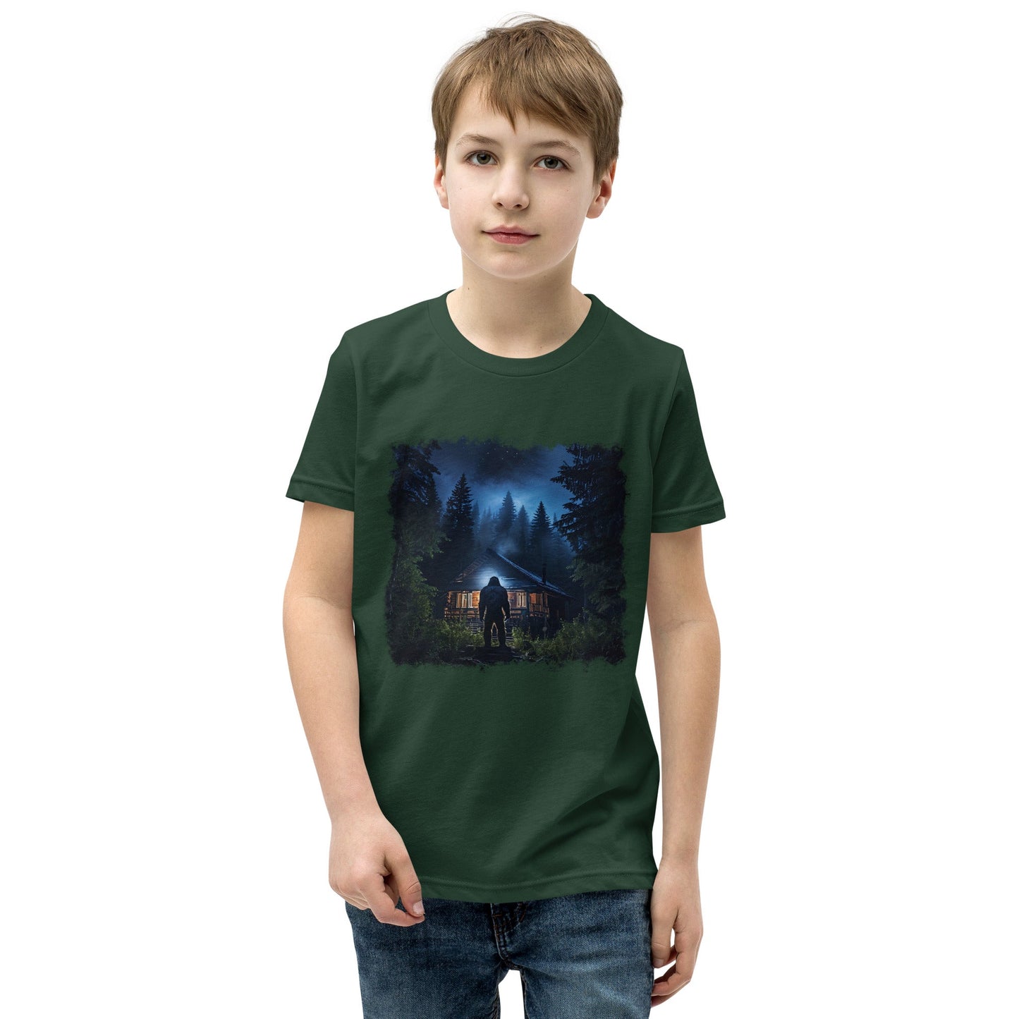 Bigfoot Visit Youth Short Sleeve T-Shirt - Discovery Co.