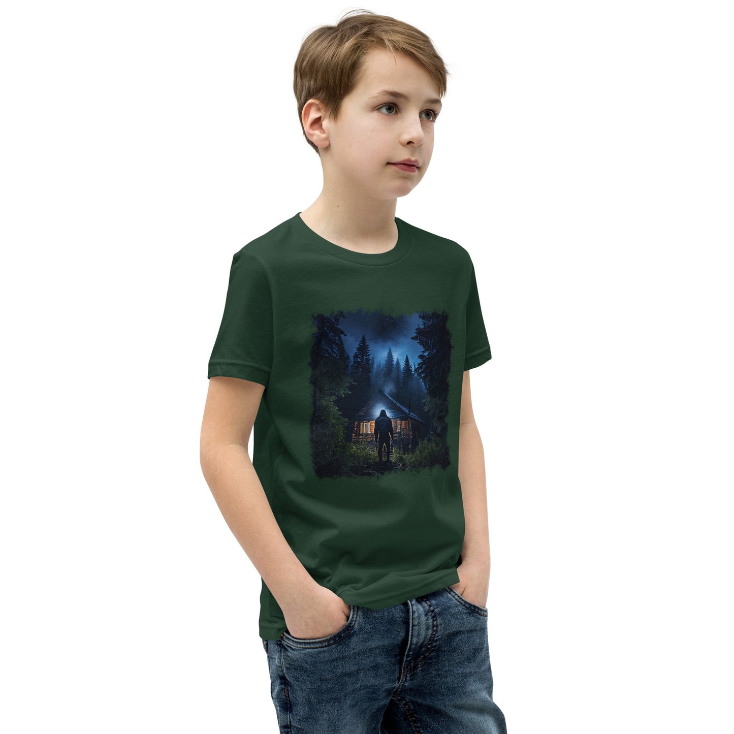 Bigfoot Visit Youth Short Sleeve T-Shirt - Discovery Co.