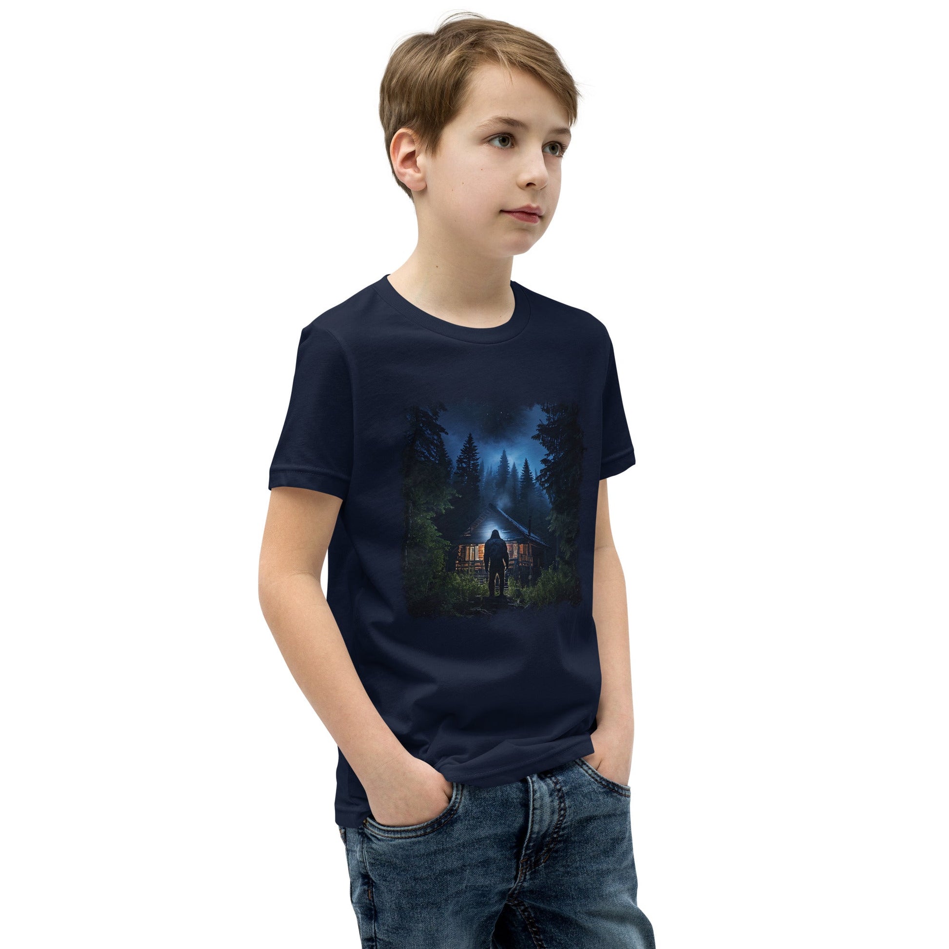 Bigfoot Visit Youth Short Sleeve T-Shirt - Discovery Co.