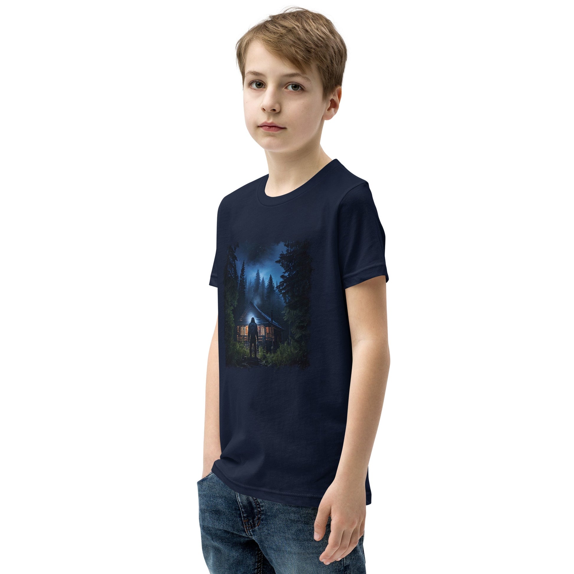 Bigfoot Visit Youth Short Sleeve T-Shirt - Discovery Co.