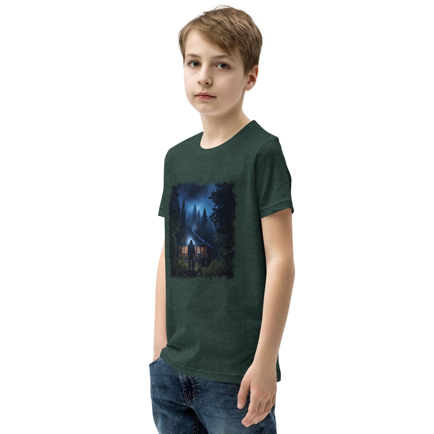 Bigfoot Visit Youth Short Sleeve T-Shirt - Discovery Co.