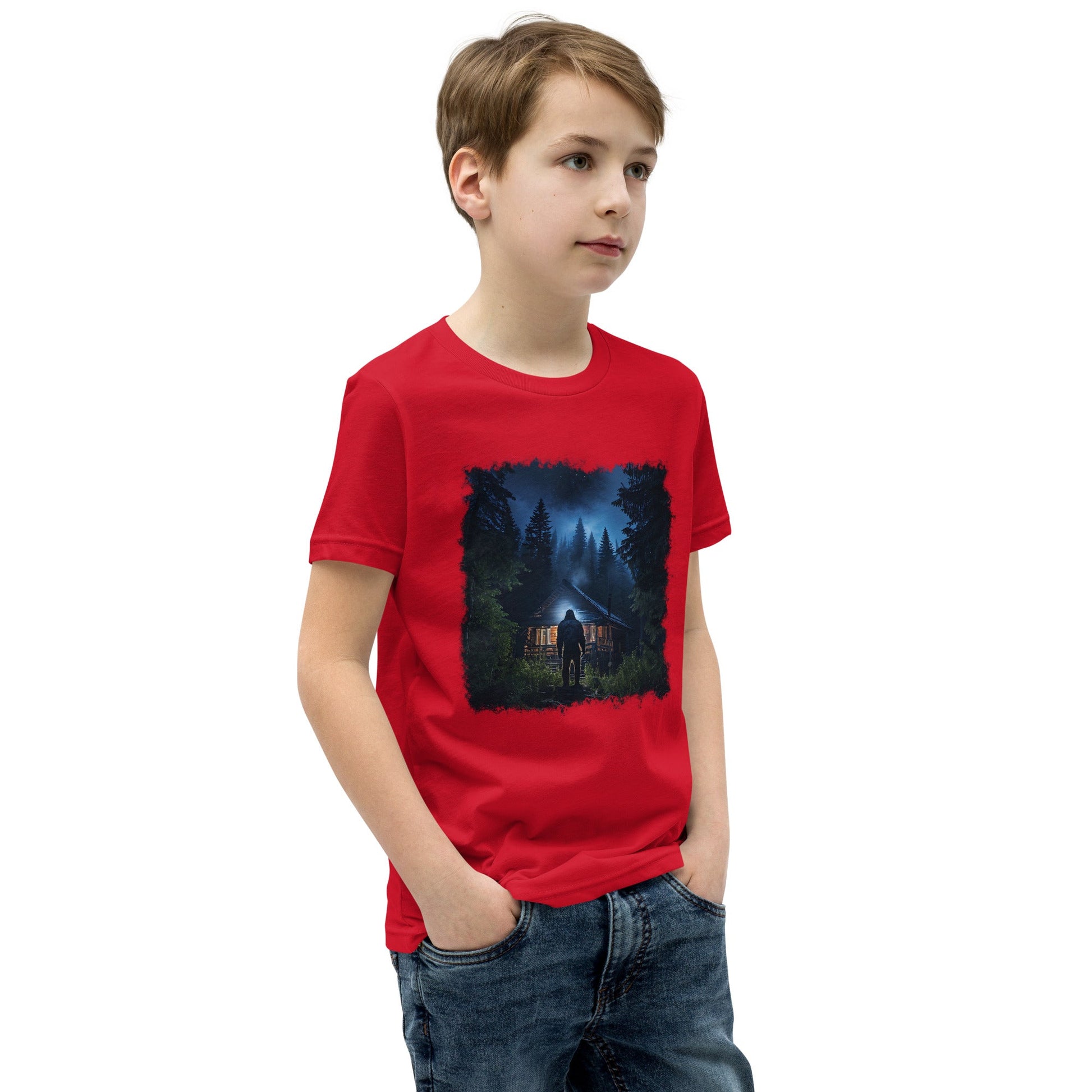 Bigfoot Visit Youth Short Sleeve T-Shirt - Discovery Co.