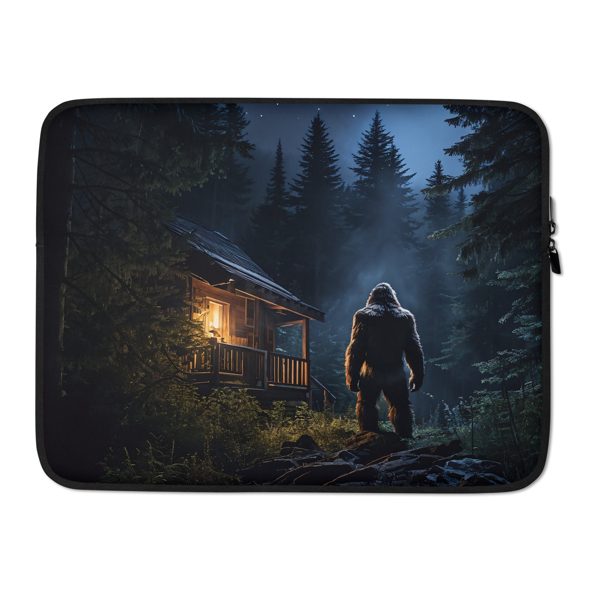 Bigfoot Visitor Laptop Sleeve - Laptop Cases - Discovery Co.