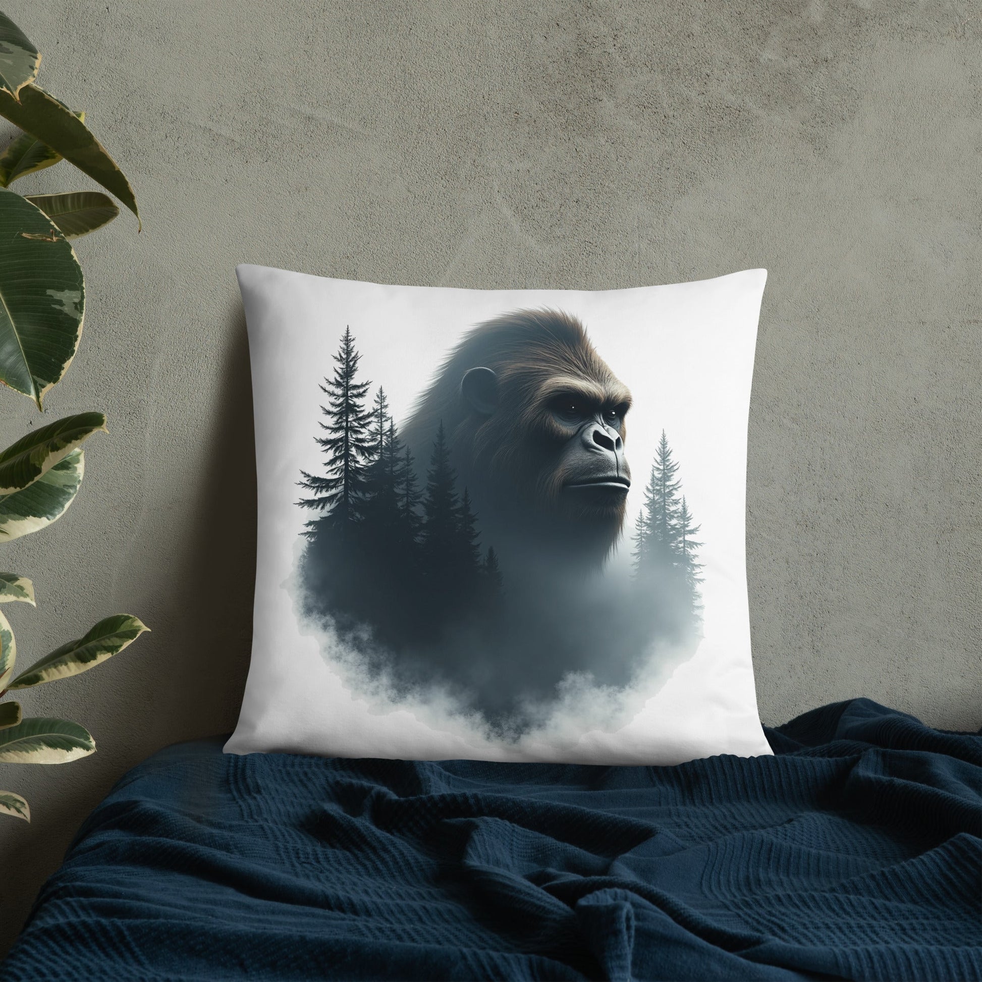 Bigfoot Watching Basic Pillow - Pillows - Discovery Co.