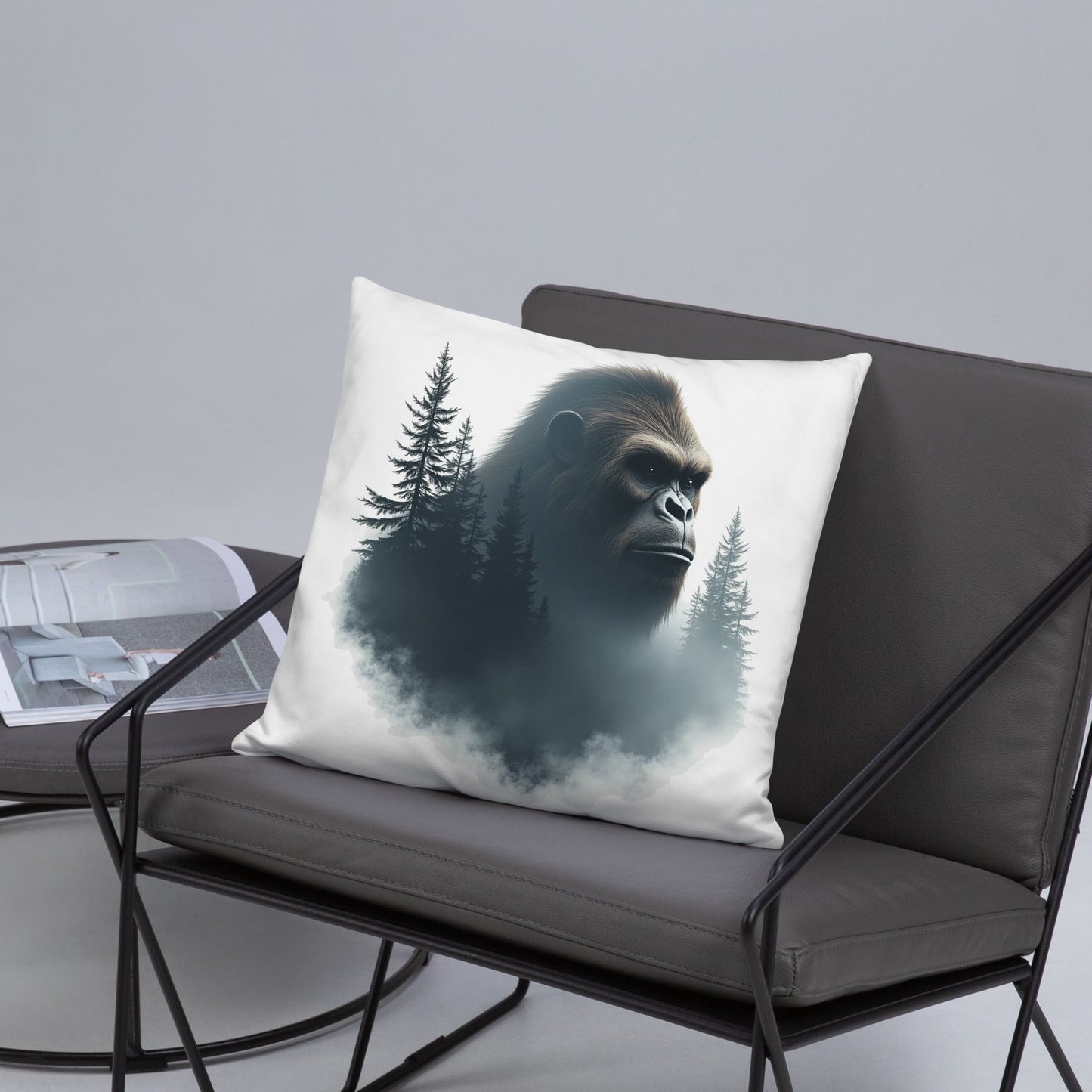 Bigfoot Watching Basic Pillow - Pillows - Discovery Co.
