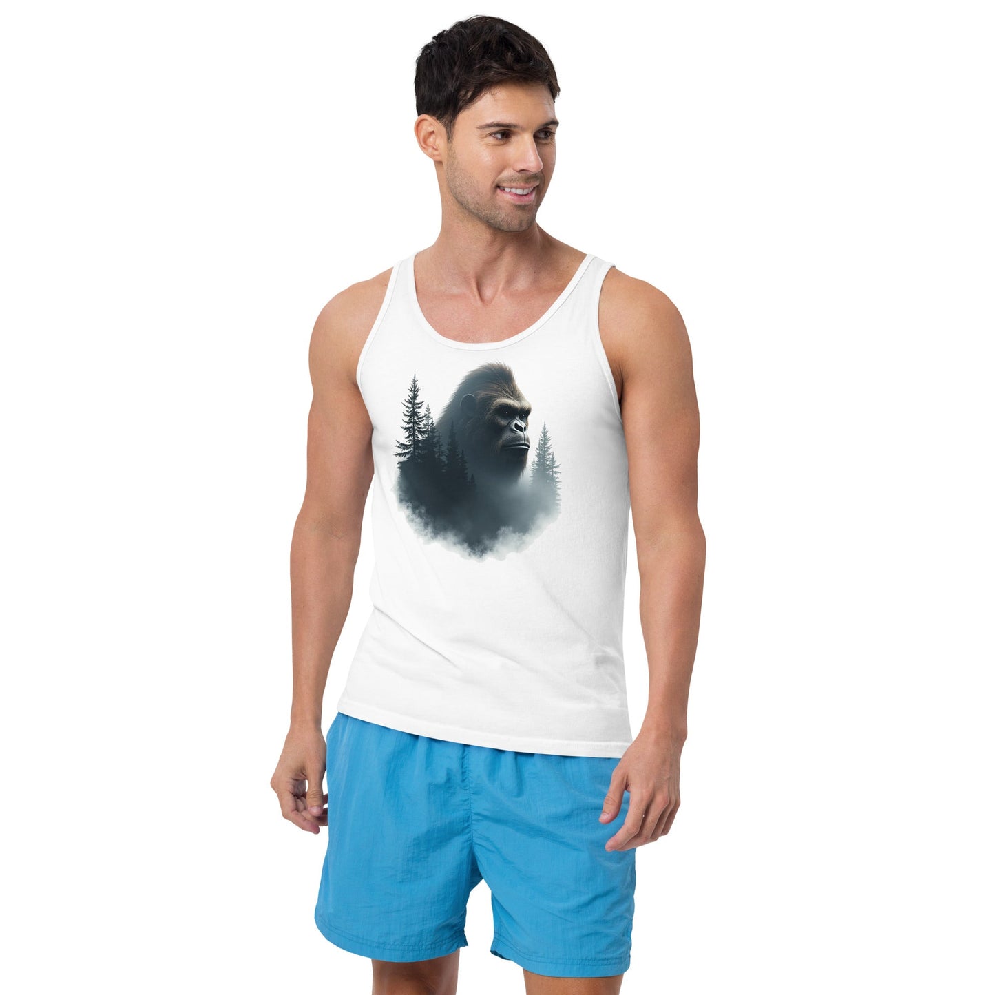Bigfoot Watching Men's Tank Top - Men's Shirts - Discovery Co.