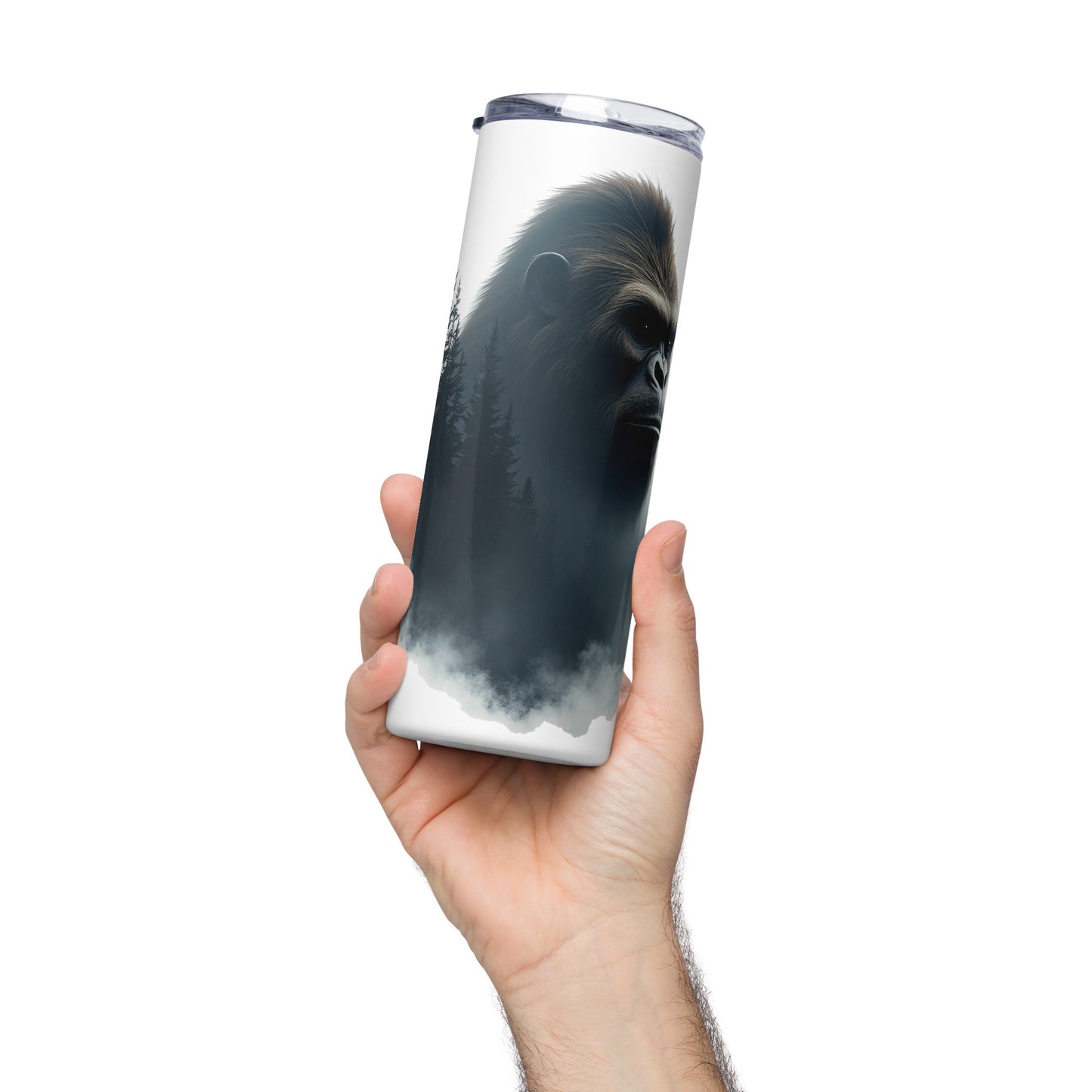 Bigfoot Watching Stainless Steel Tumbler - Steel Tumbler - Discovery Co.