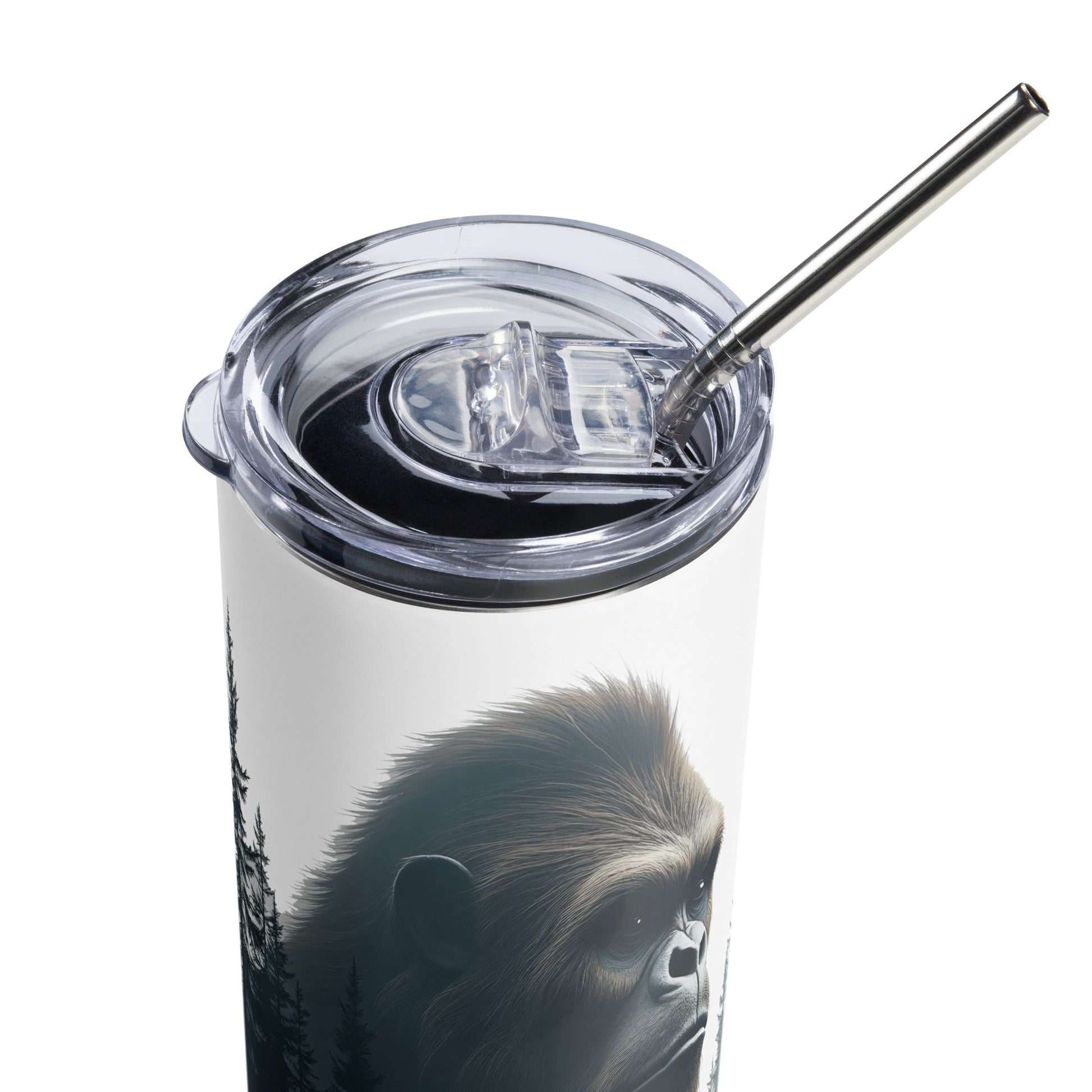 Bigfoot Watching Stainless Steel Tumbler - Steel Tumbler - Discovery Co.