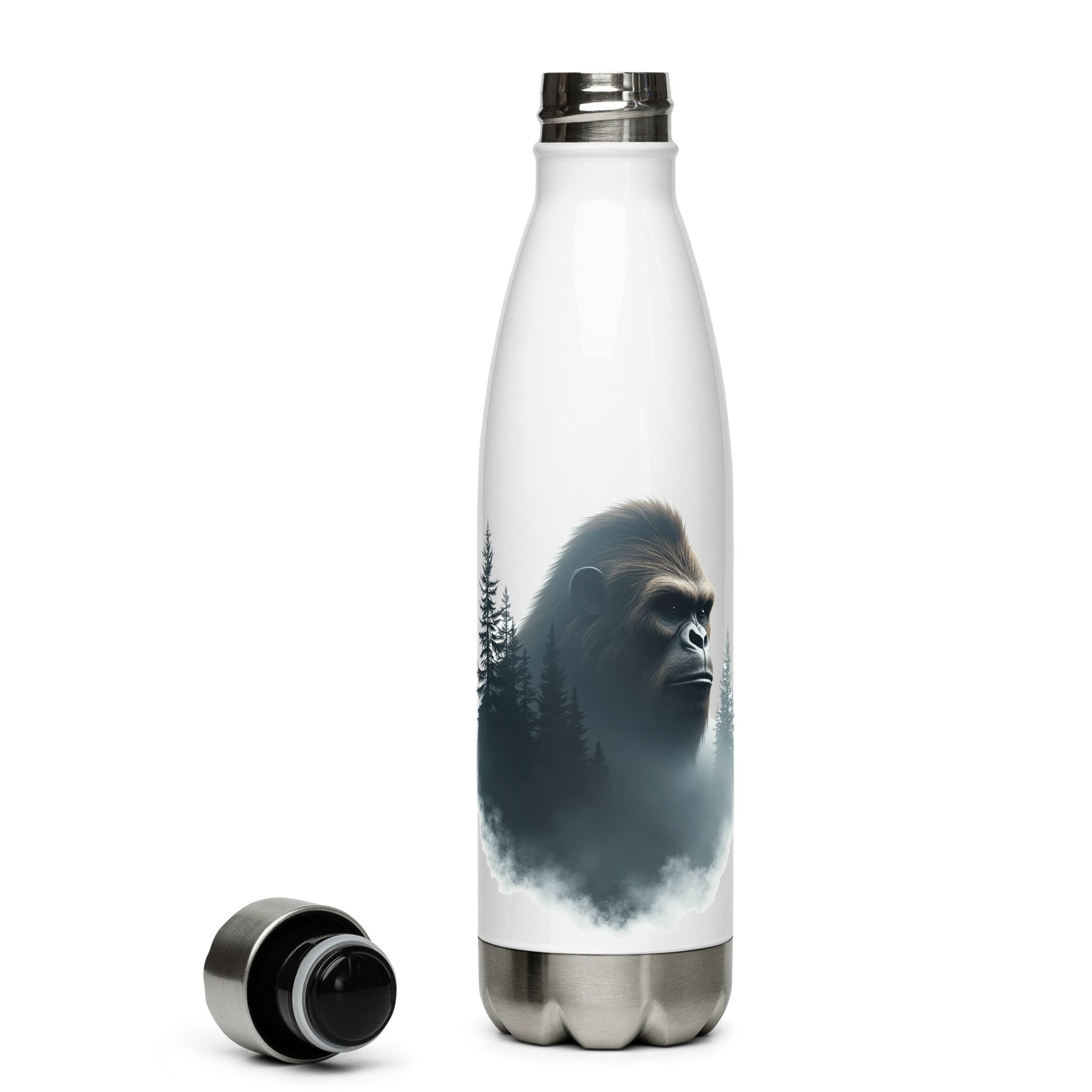Bigfoot Watching Stainless Steel Water Bottle - Stainless Steel Water Bottle - Discovery Co.