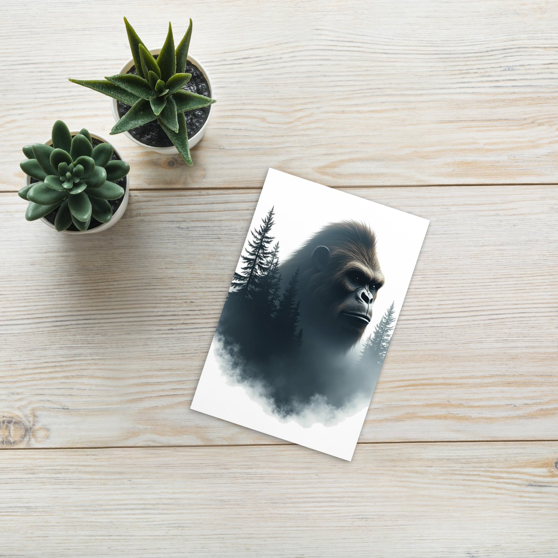 Bigfoot Watching Standard Postcard - Post Cards - Discovery Co.