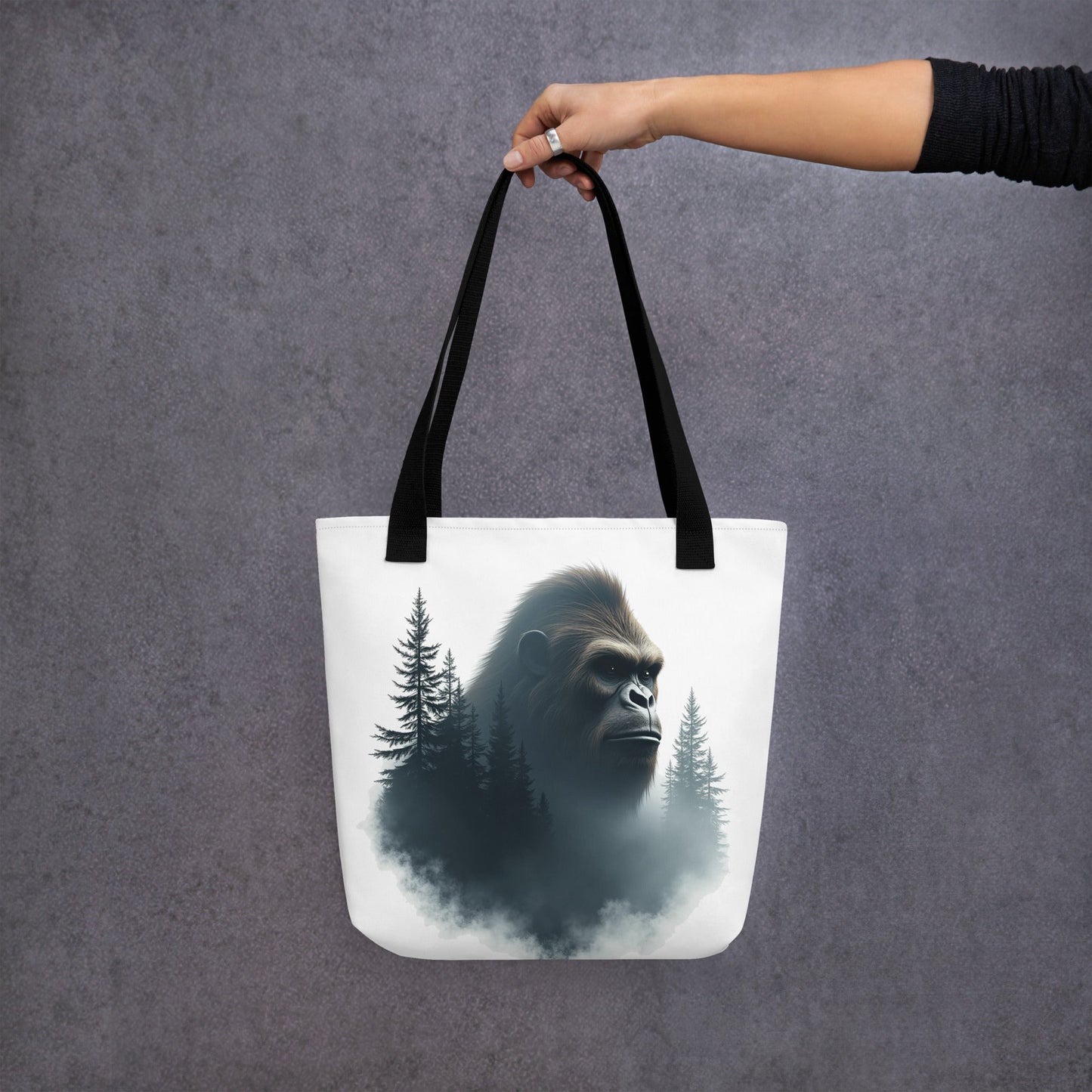 Bigfoot Watching Tote Bag - Tote Bags - Discovery Co.