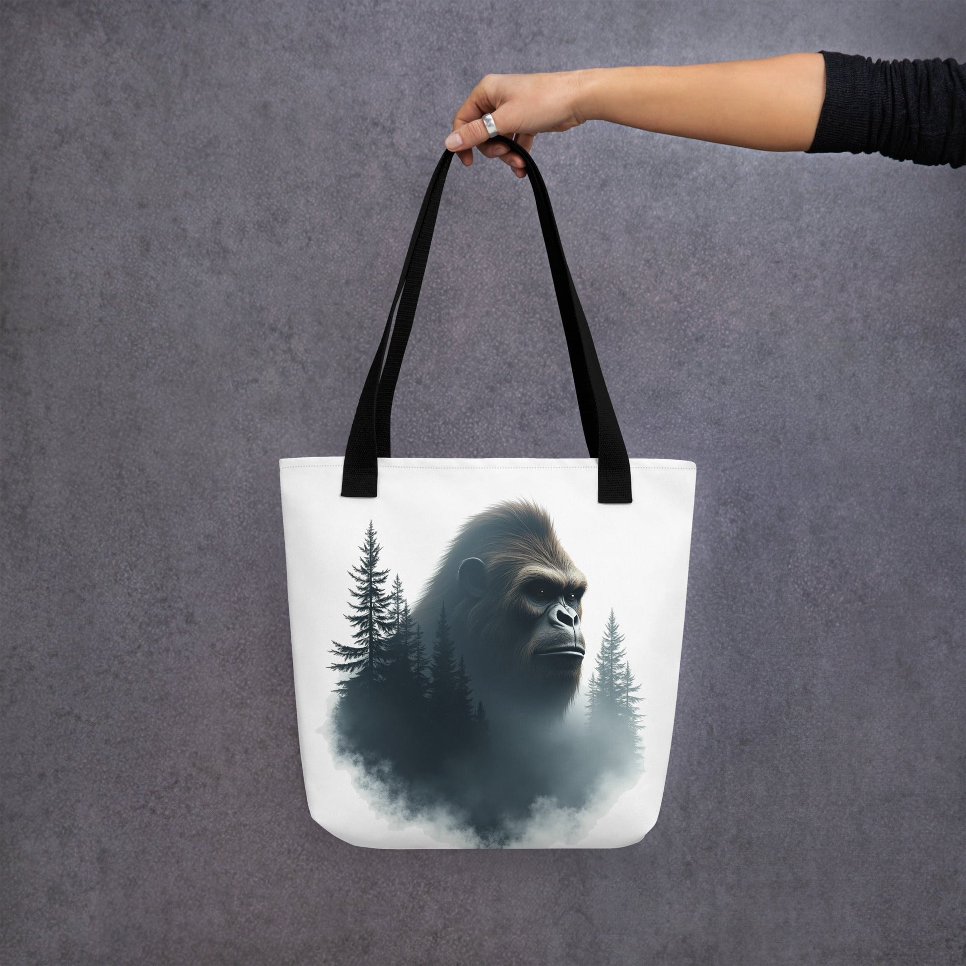 Bigfoot Watching Tote Bag - Tote Bags - Discovery Co.