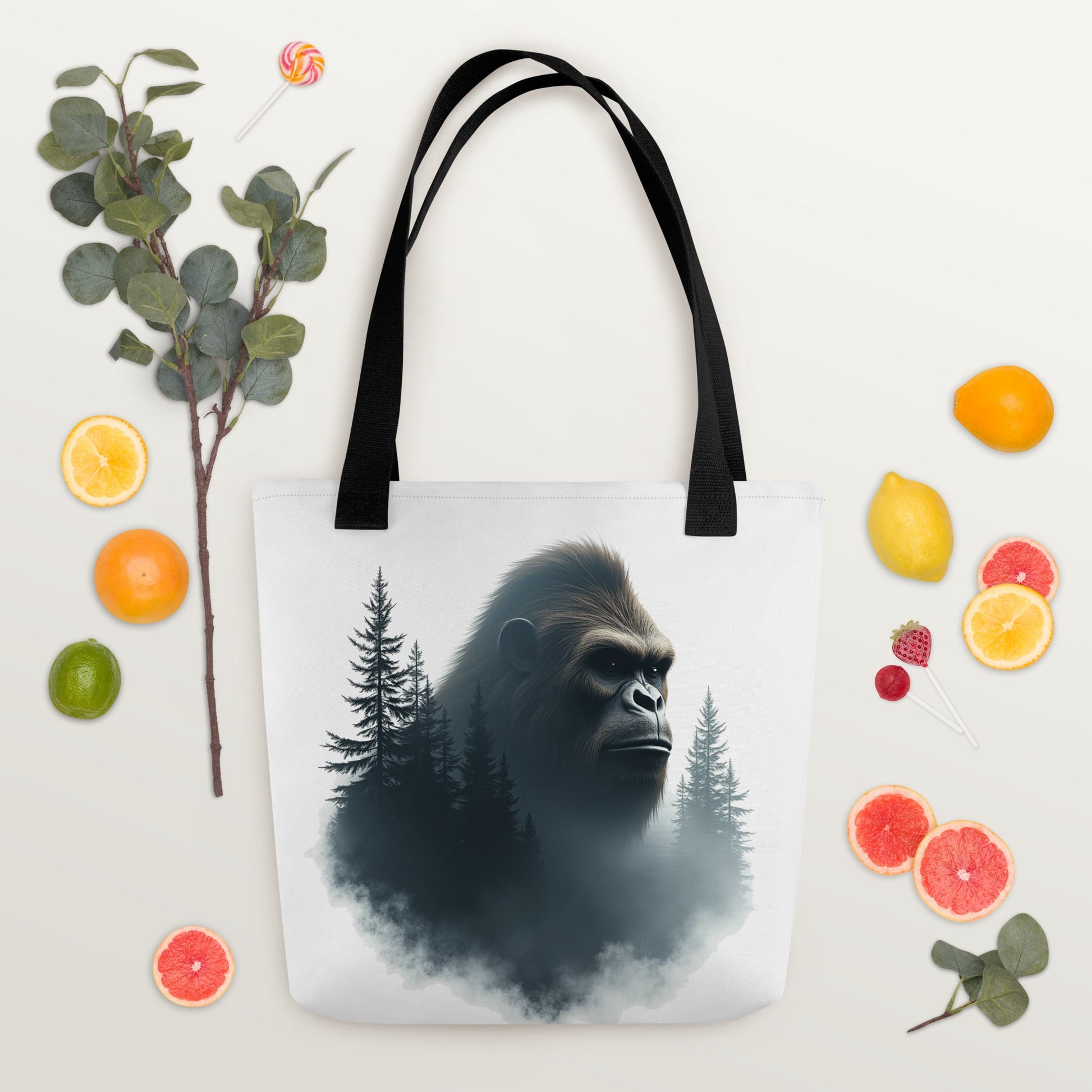 Bigfoot Watching Tote Bag - Tote Bags - Discovery Co.