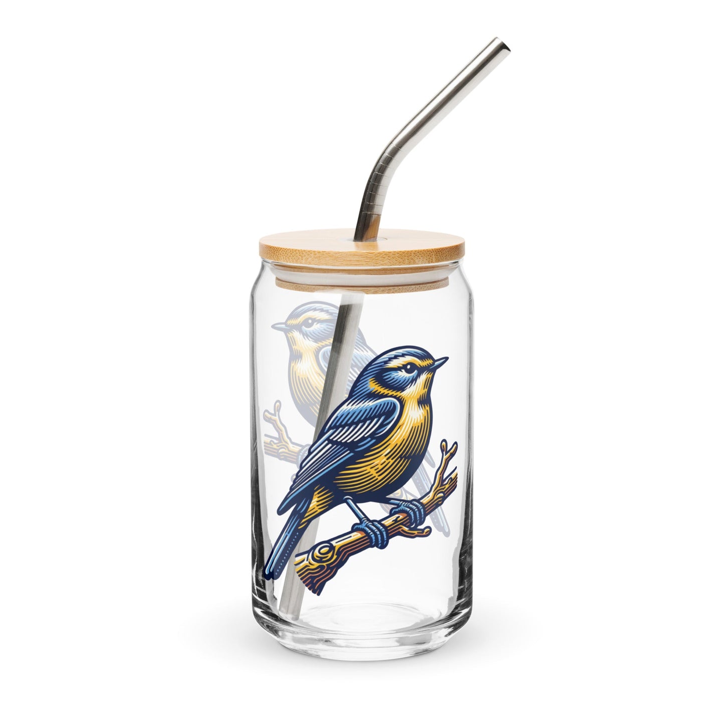 Bird III Can - Shaped Glass - Can - Shaped Glass - Discovery Co.