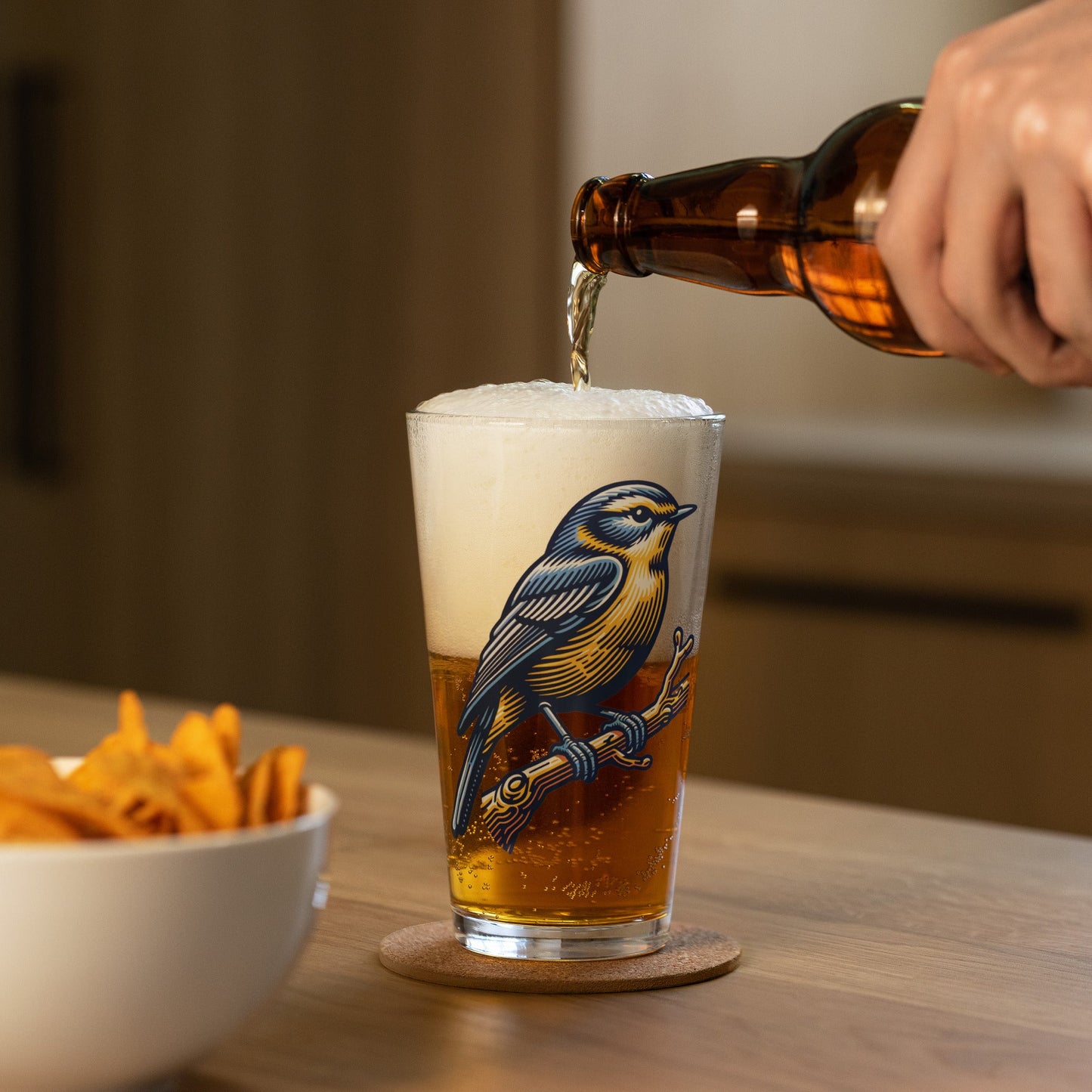 Bird III Pint Glass - Beer Glass - Discovery Co.