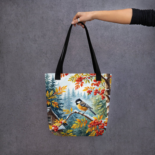 Bird In The Tree II Tote Bag - Tote Bags - Discovery Co.