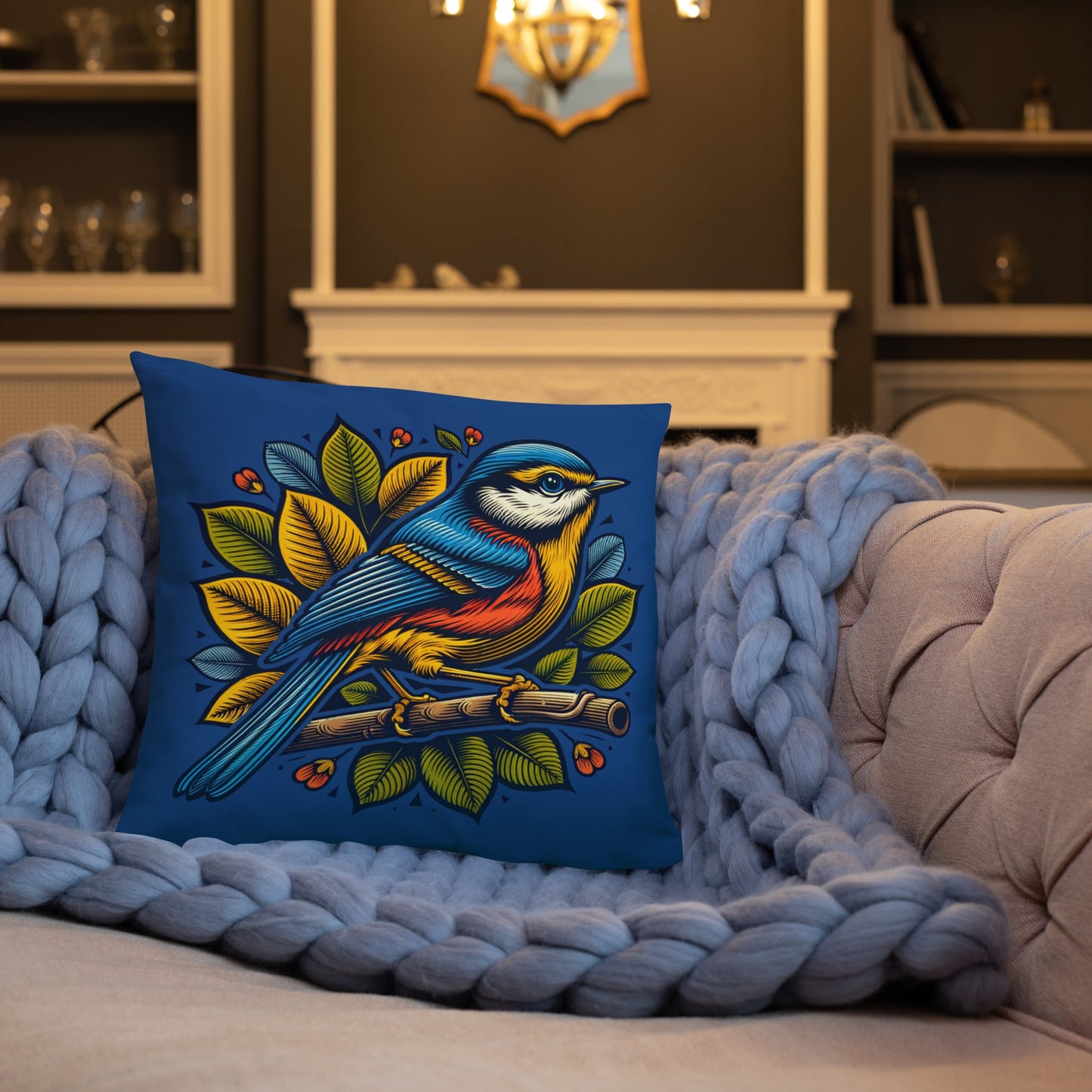 Bird IV Basic Pillow - Pillows - Discovery Co.