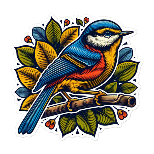 Bird IV Bubble - Free Stickers - Stickers - Discovery Co.