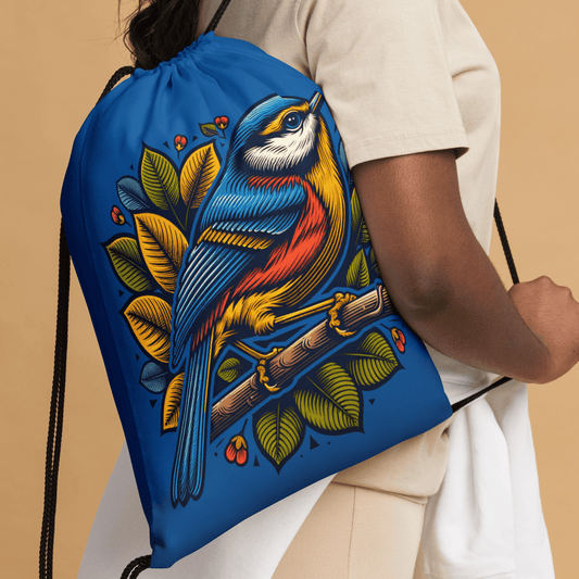 Bird IV Drawstring Bag - Drawstring Bag - Discovery Co.
