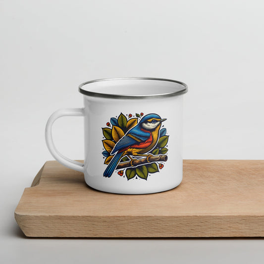 Bird IV Enamel Mug - Mugs - Discovery Co.