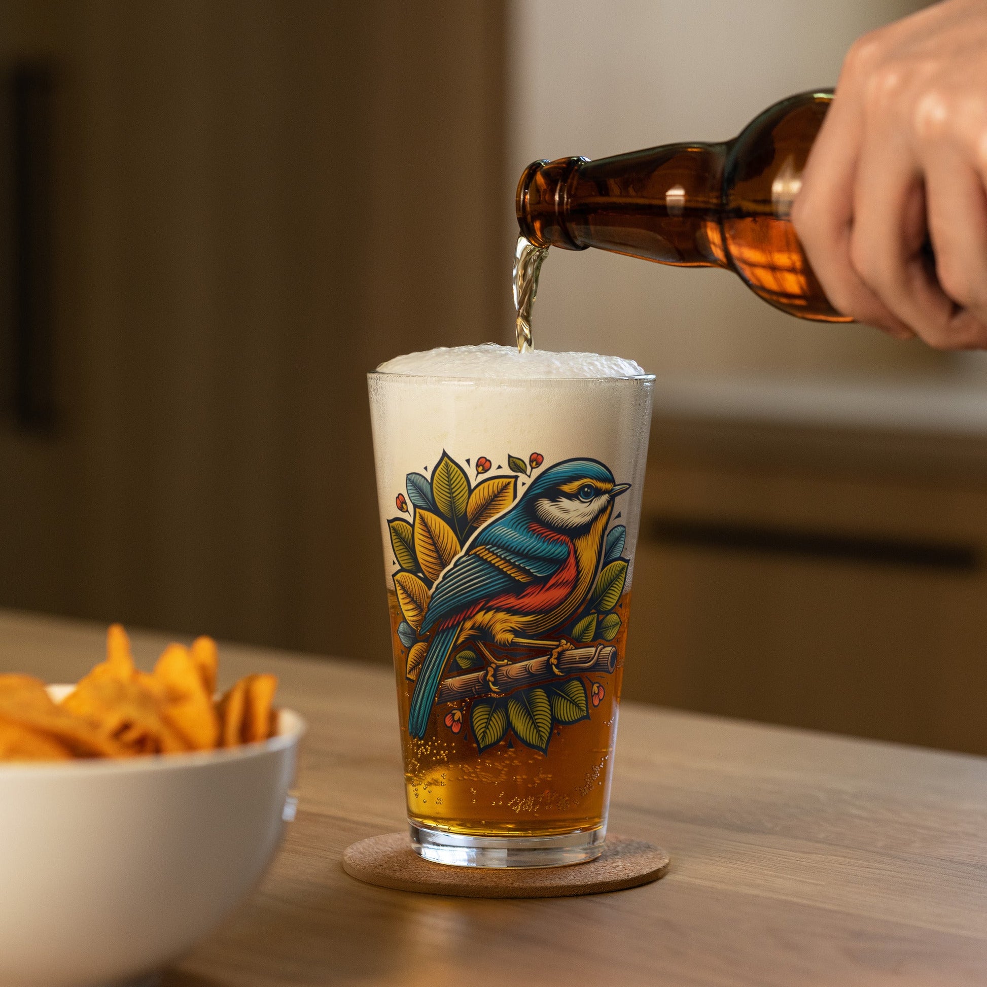 Bird IV Pint Glass - Beer Glass - Discovery Co.
