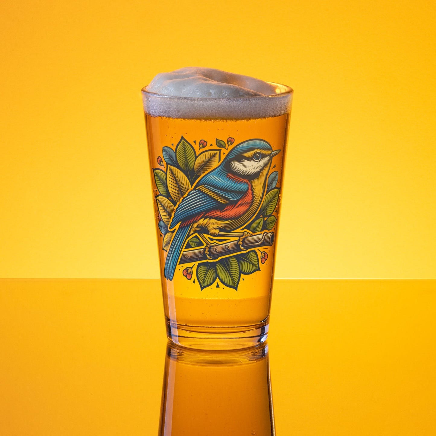 Bird IV Pint Glass - Beer Glass - Discovery Co.