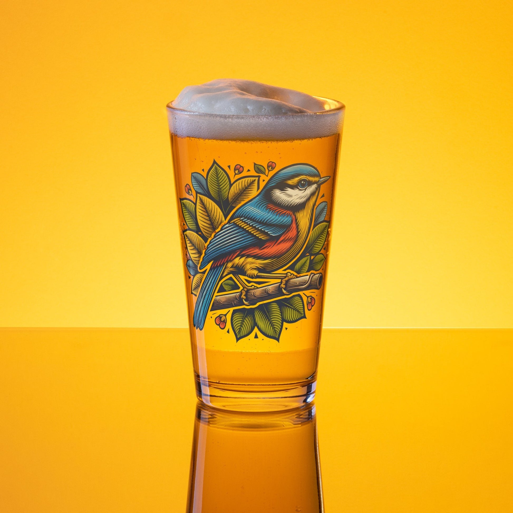 Bird IV Pint Glass - Beer Glass - Discovery Co.