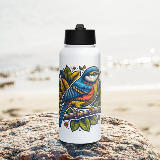 Bird IV Stainless Steel Water Bottle With Straw Lid - Stainless Steel Water Bottle With Straw Lid - Discovery Co.