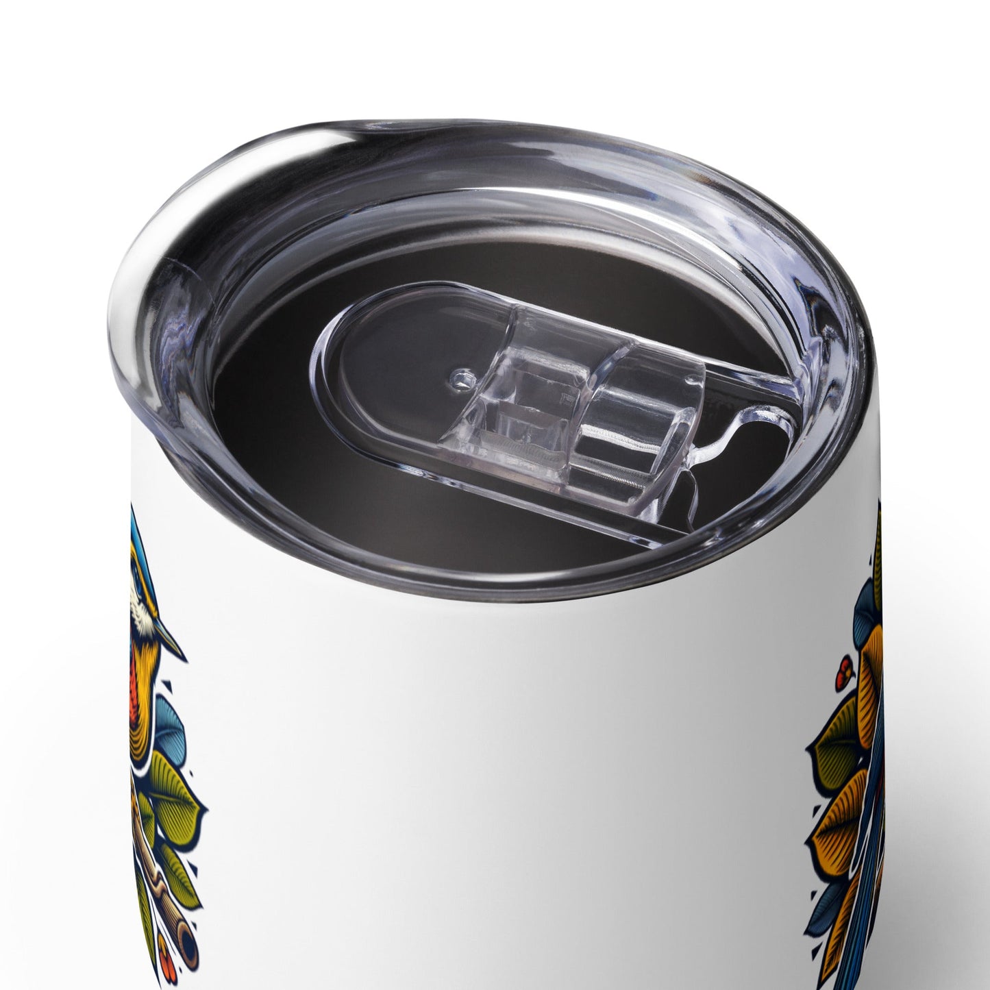 Bird IV Stainless Steel Wine Tumbler - Steel Tumbler - Discovery Co.