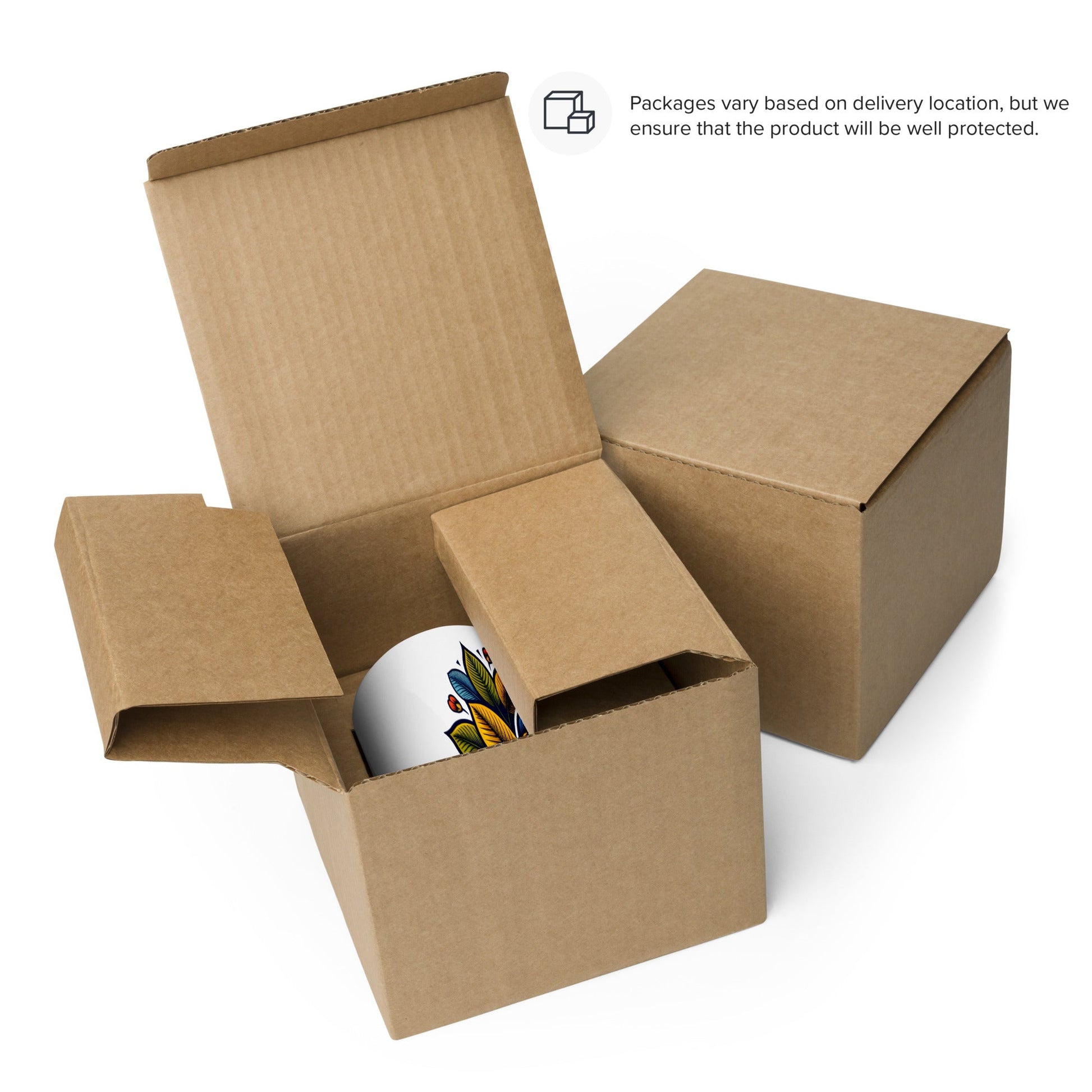Bird IV White Glossy Mug (11 oz, 15 oz, 20 oz) - Mugs - Discovery Co.