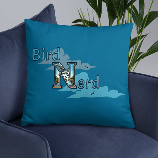 Bird Nerd Basic Pillow - Pillows - Discovery Co.