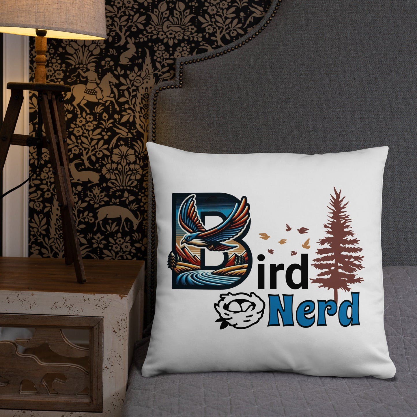 Bird Nerd II Basic Pillow - Pillows - Discovery Co.