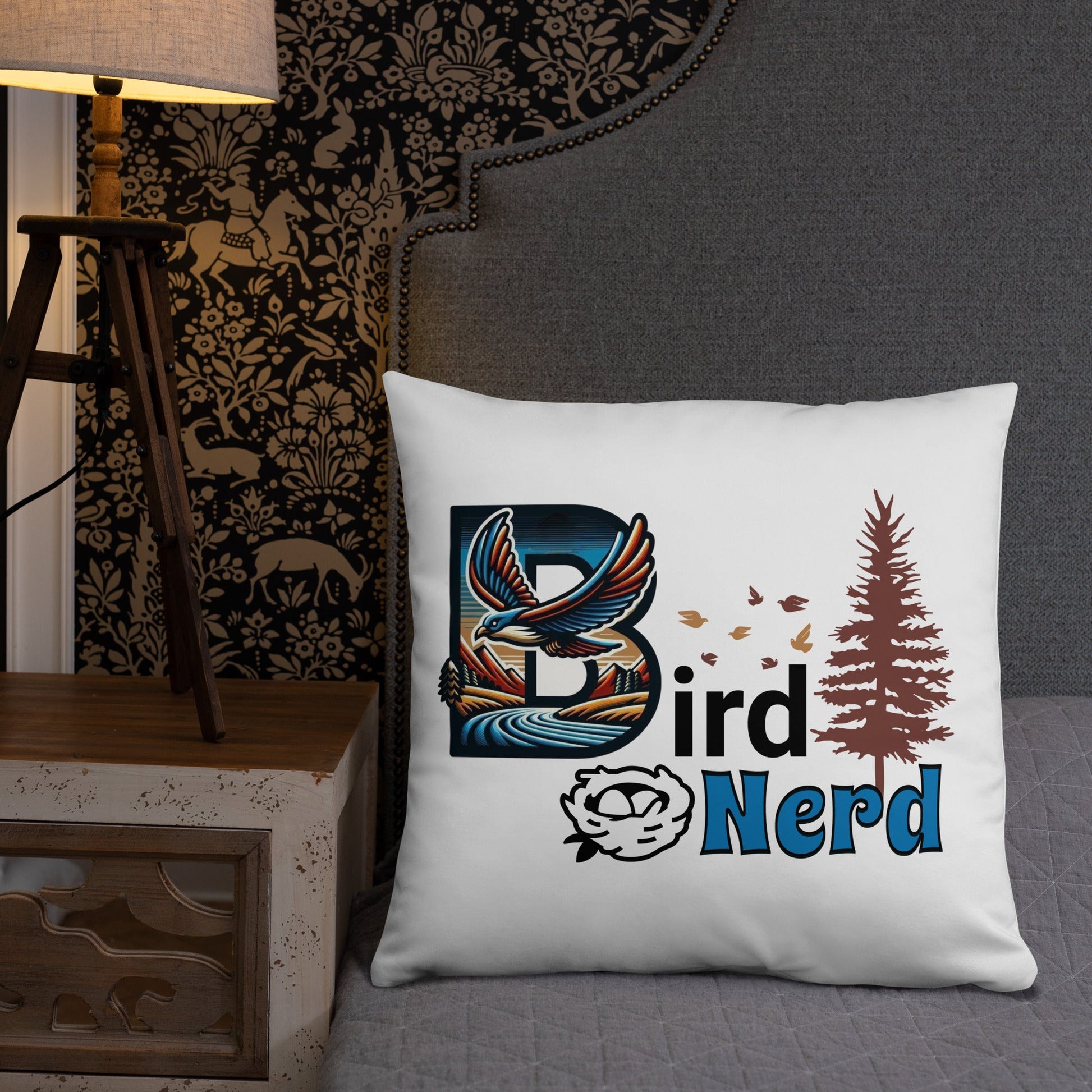 Bird Nerd II Basic Pillow - Pillows - Discovery Co.