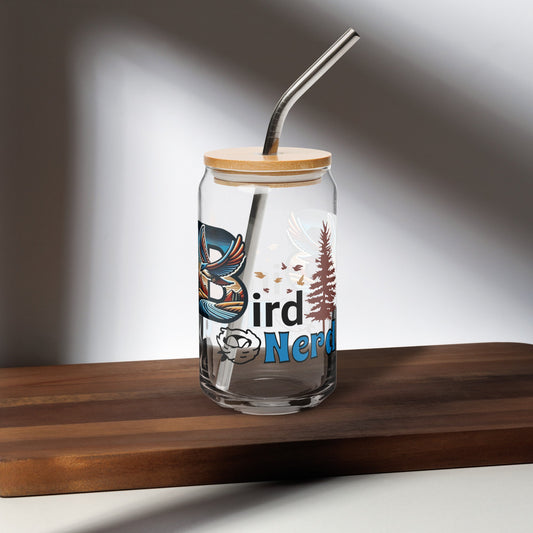 Bird Nerd II Can - Shaped Glass - Can - Shaped Glass - Discovery Co.