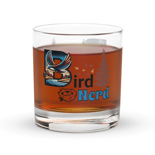 Bird Nerd II Rocks Glass - Rocks Glass - Discovery Co.