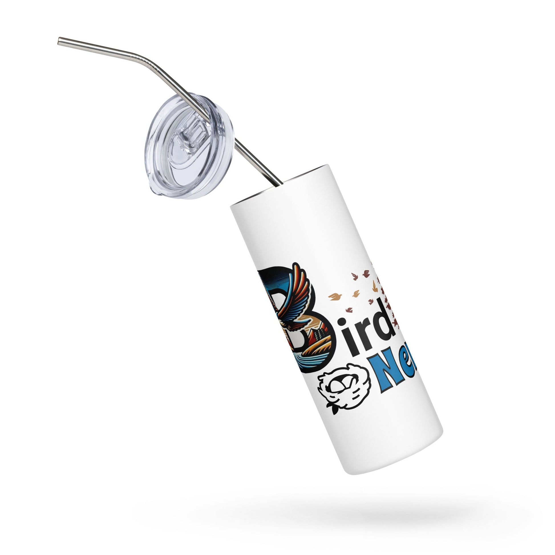 Bird Nerd II Stainless Steel Tumbler - Steel Tumbler - Discovery Co.