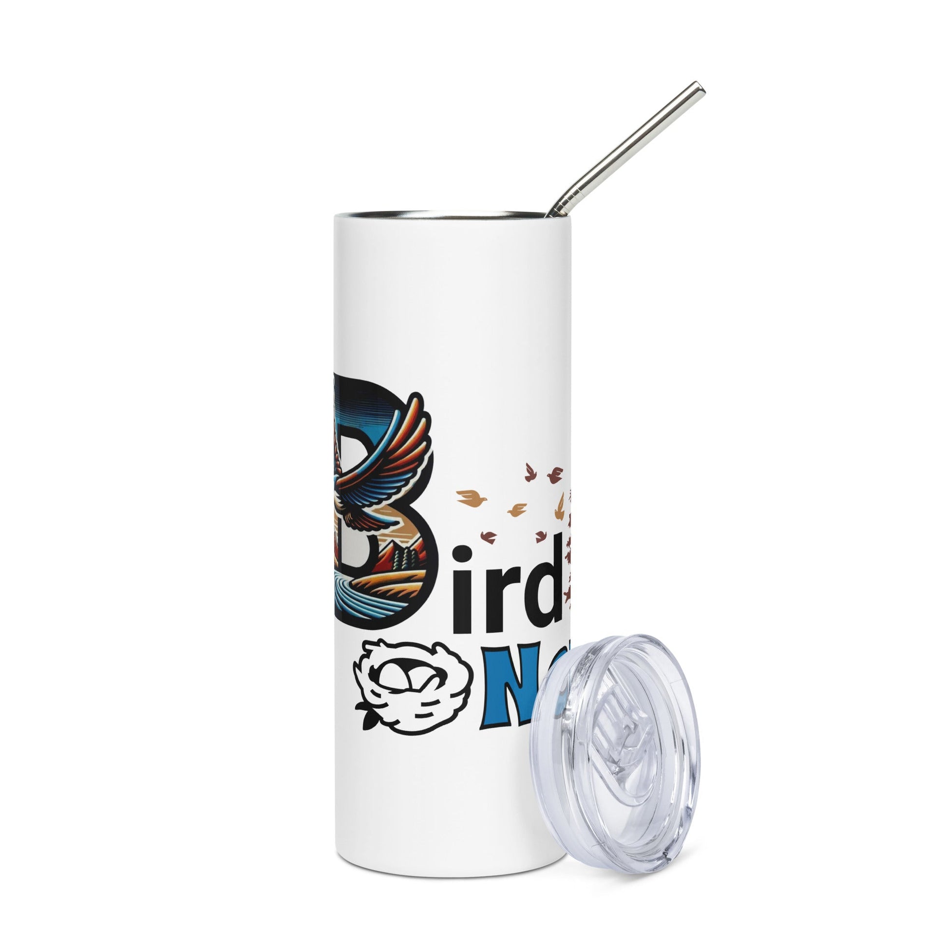 Bird Nerd II Stainless Steel Tumbler - Steel Tumbler - Discovery Co.