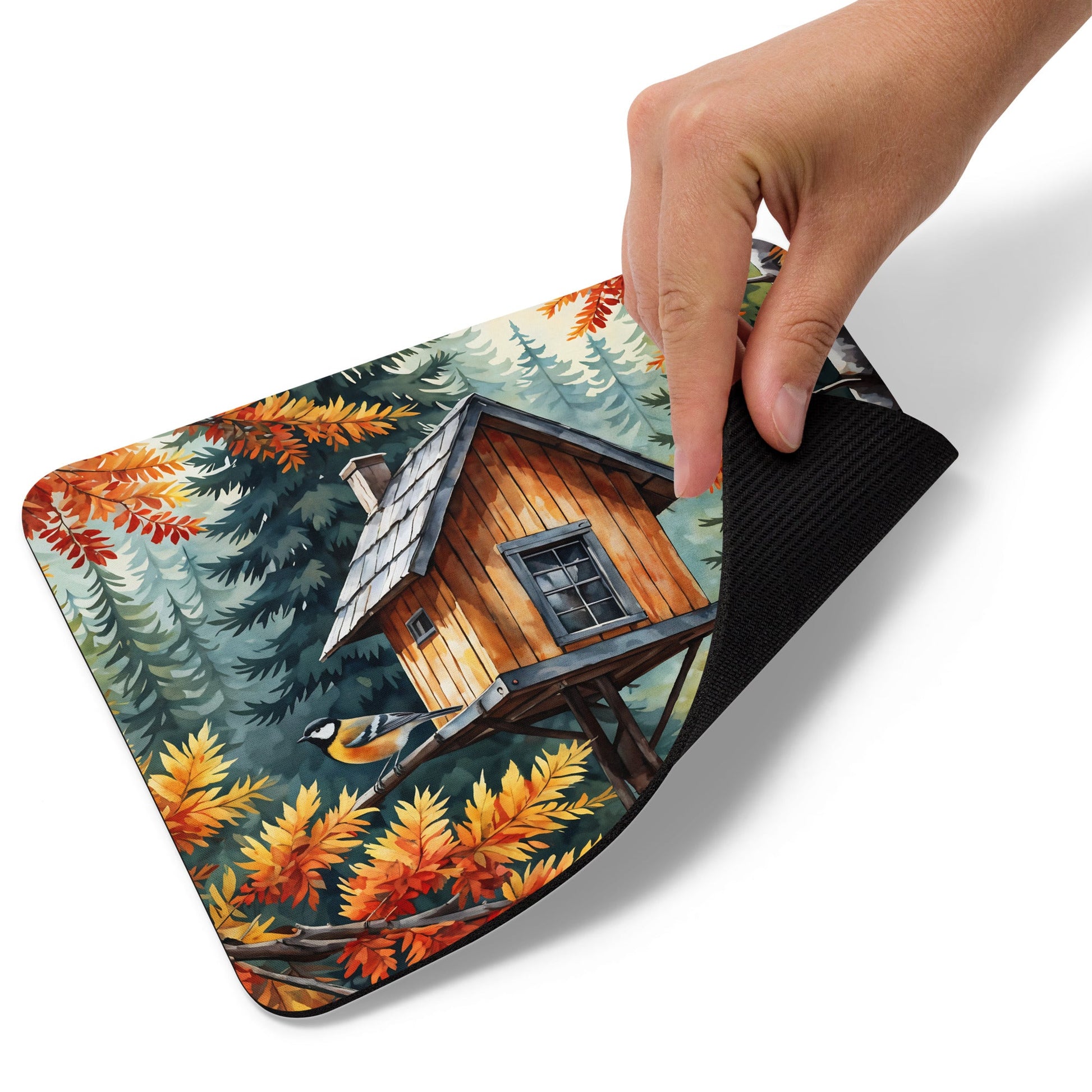 Bird On A Bird House Mouse Pad - Mouse Pads - Discovery Co.